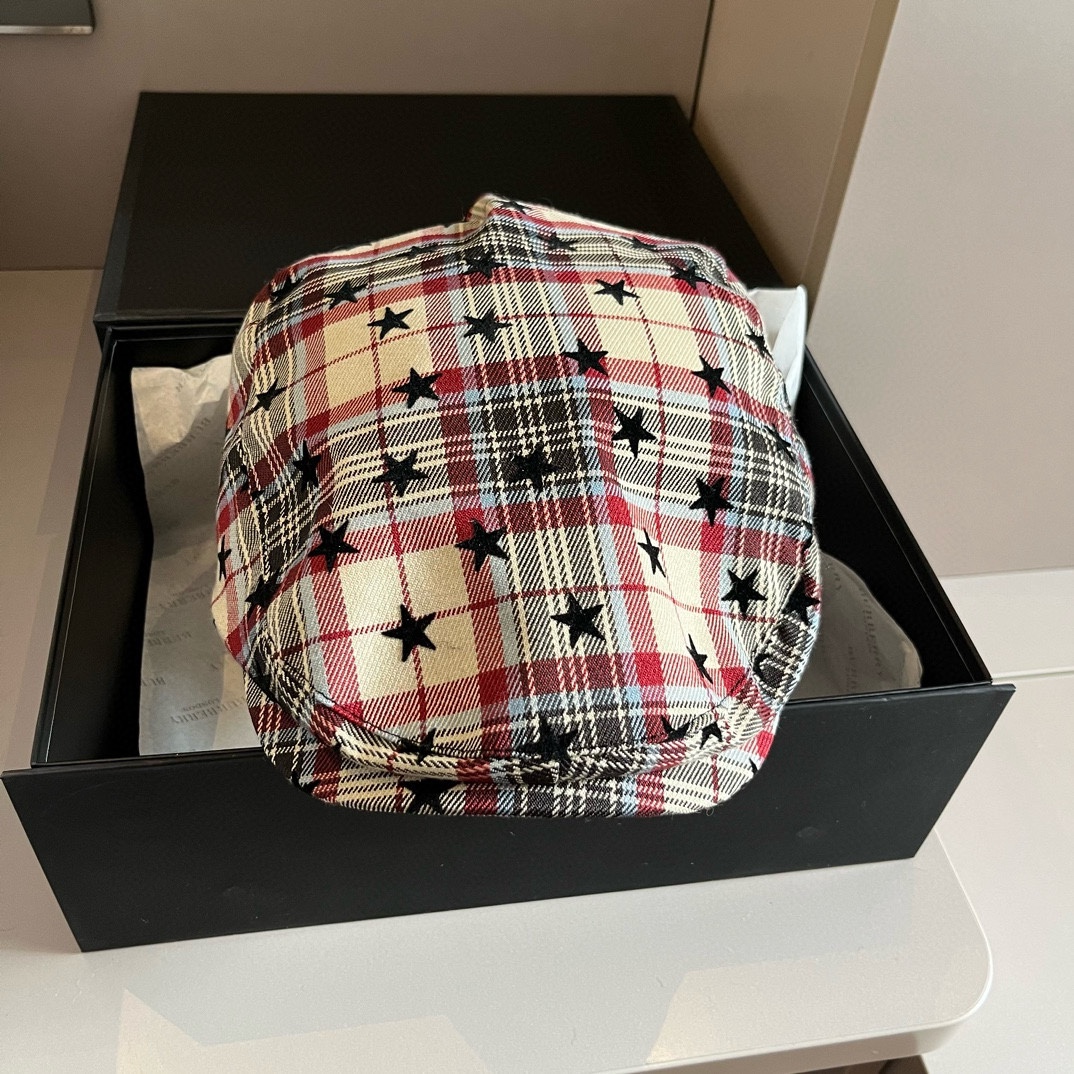 Burberry巴宝莉格子前进帽 4