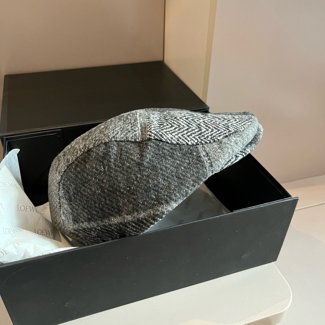 P罗意威新款鸭舌前进帽经典画家帽男女通用