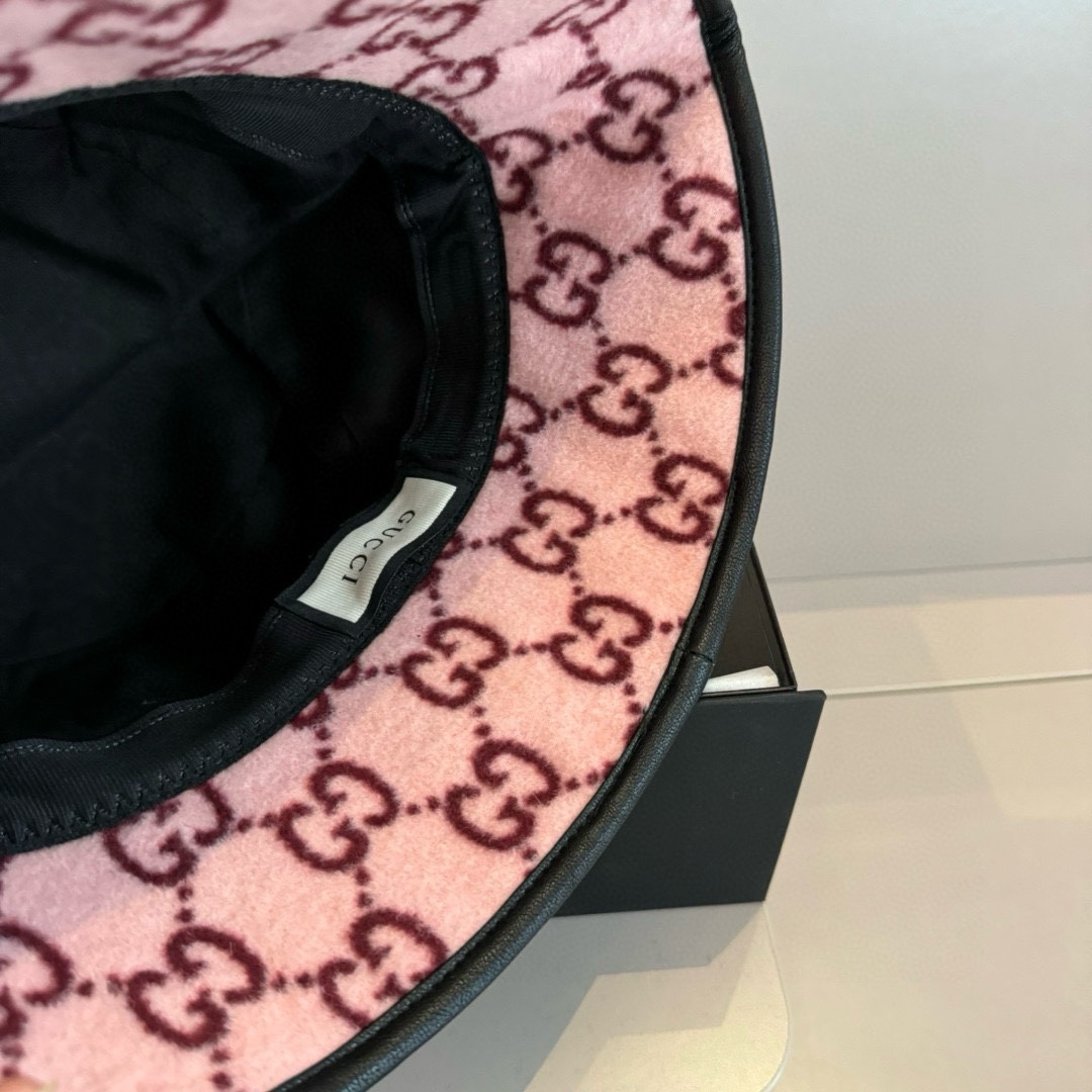 PGucci古奇秋冬新款鸭舌帽毛呢帽头围57cm