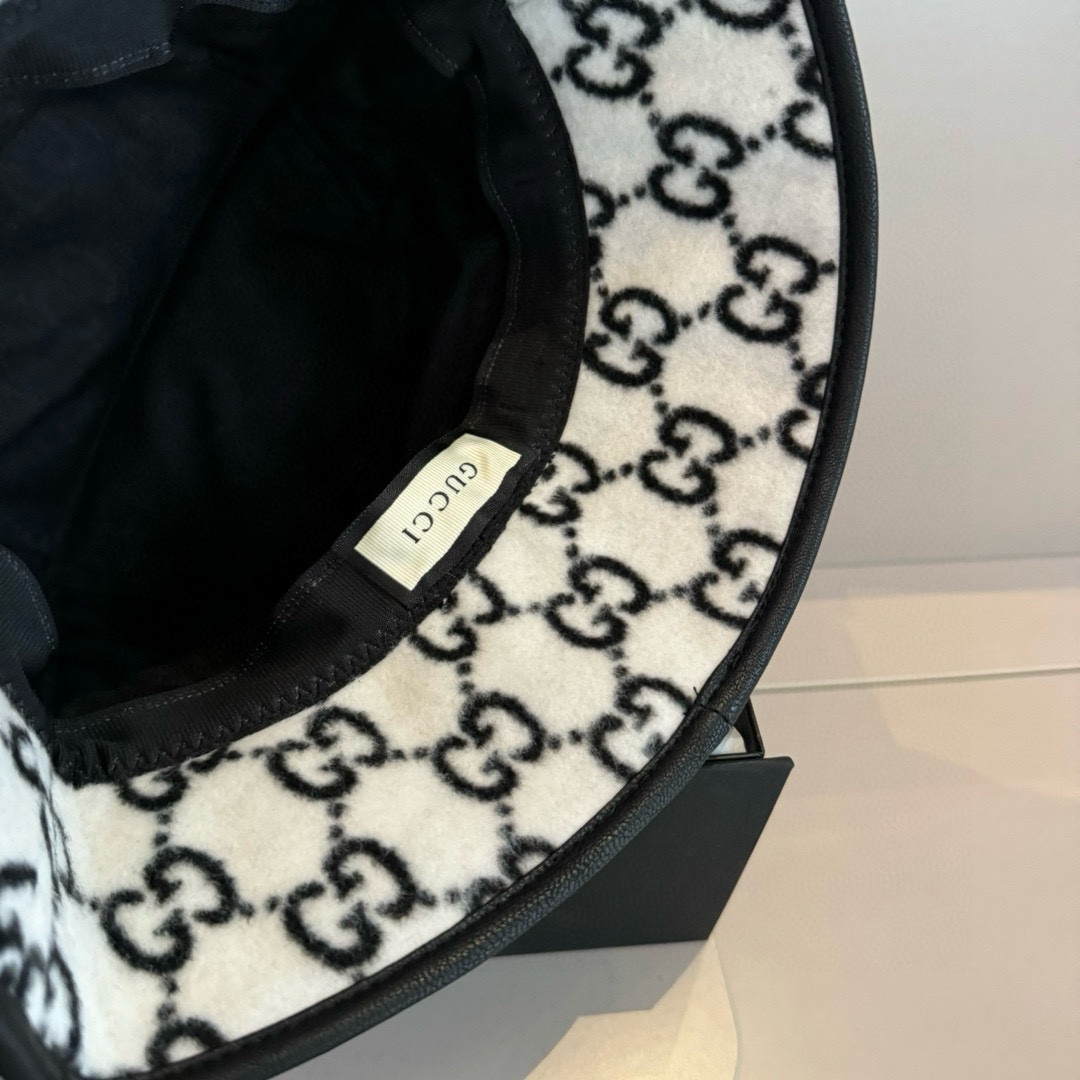 PGucci古奇秋冬新款鸭舌帽毛呢帽头围57cm