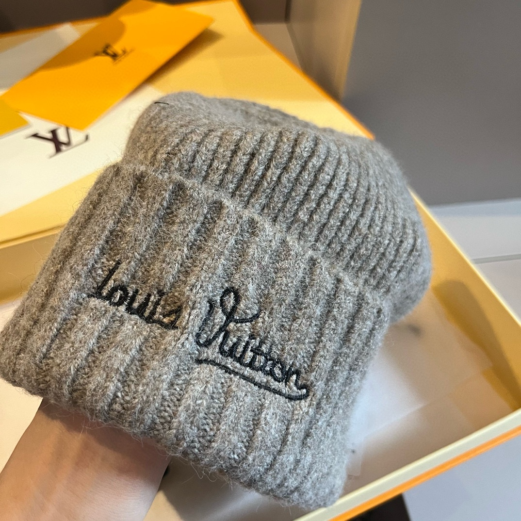 PLV路易威登新款羊毛帽男女通用