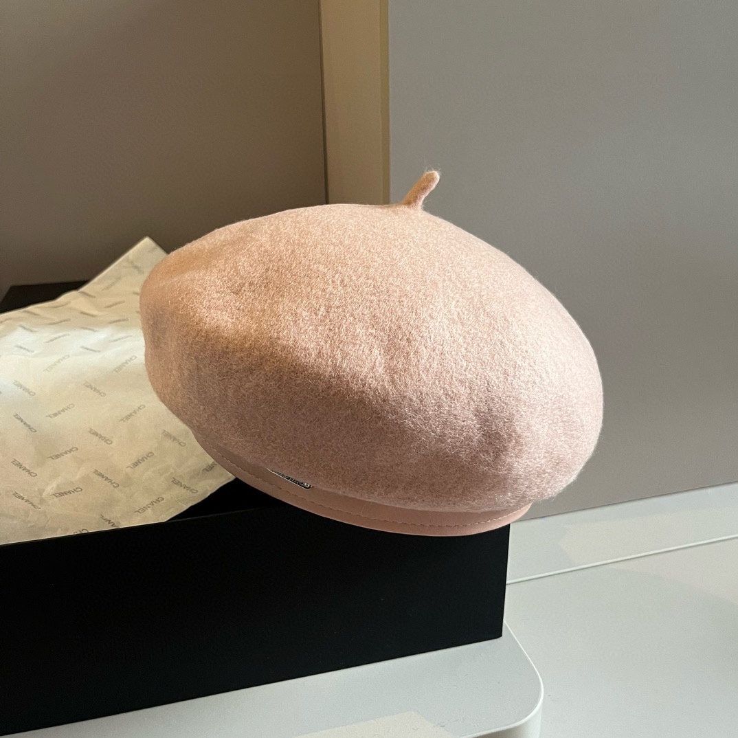 P缪缪miumiu秋冬新款贝雷帽头围57cm