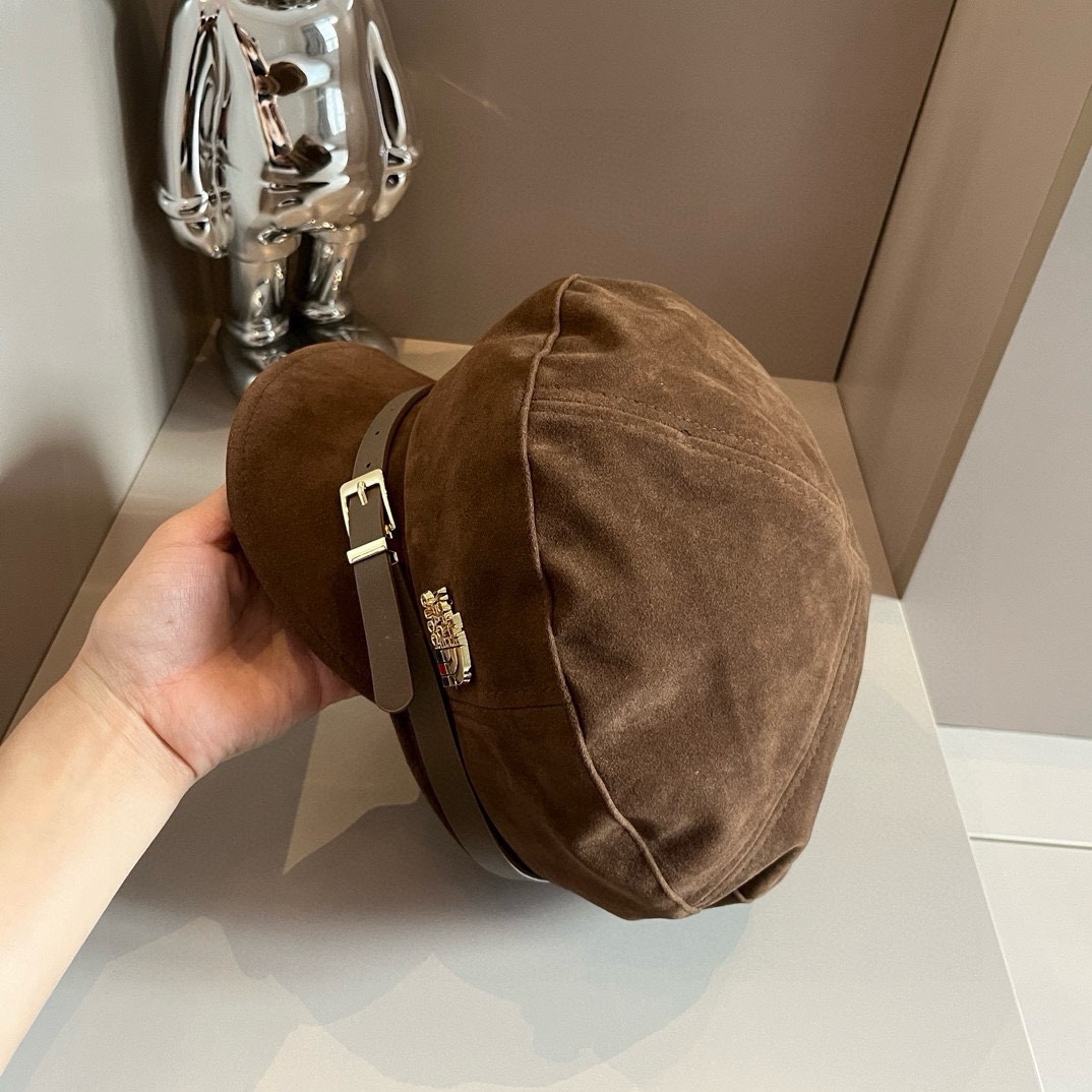 PGucci古奇新款鸭舌帽军帽头围57cm