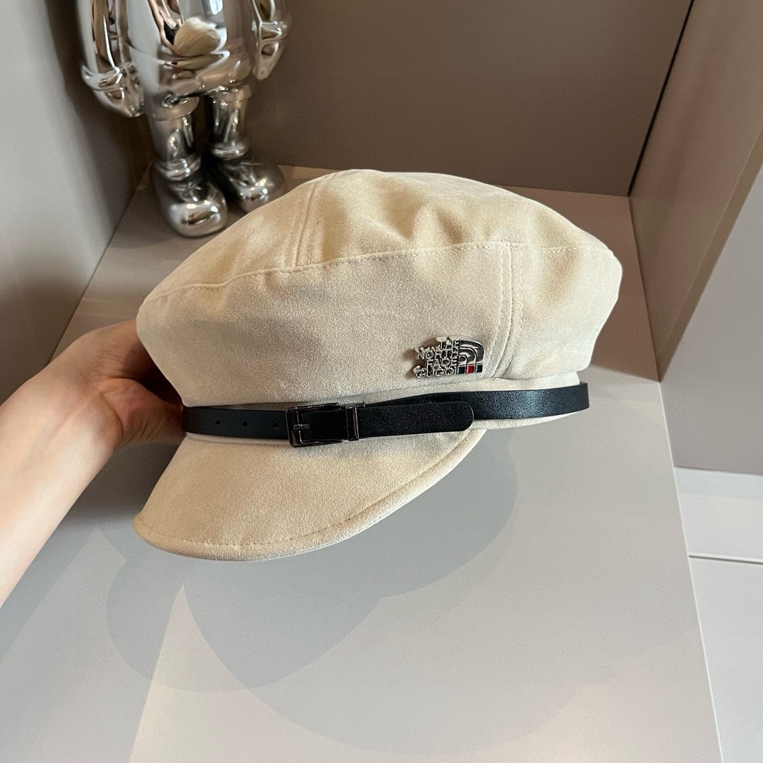 PGucci古奇新款鸭舌帽军帽头围57cm