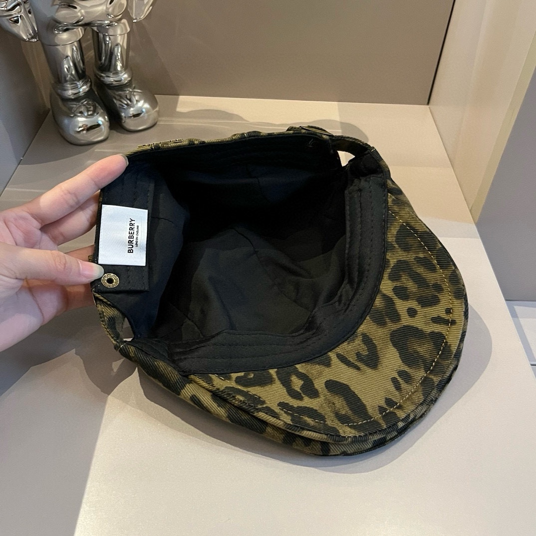 P巴宝莉Burberry24新款鸭舌前进帽复古风头围57cm
