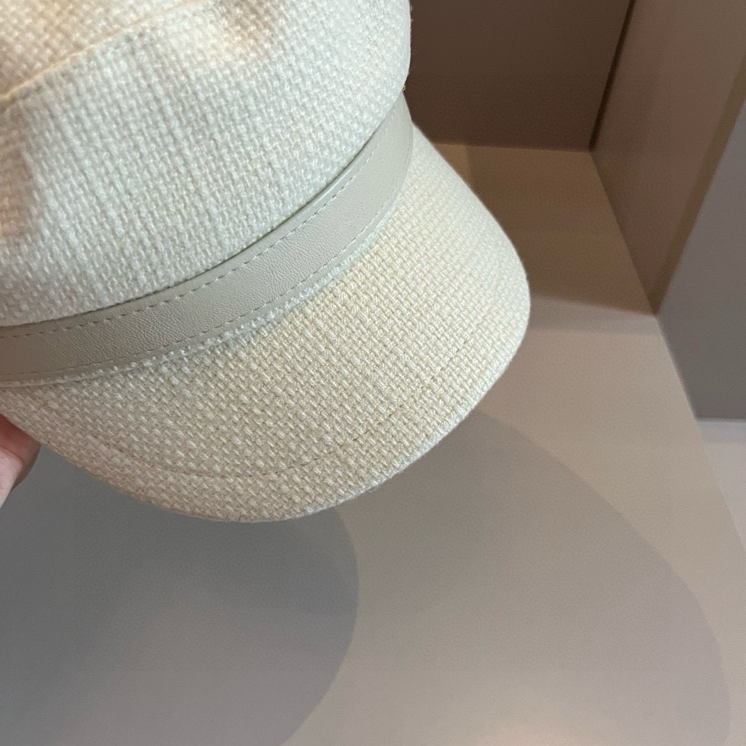 PCeline赛琳新款鸭舌军帽头围57cm