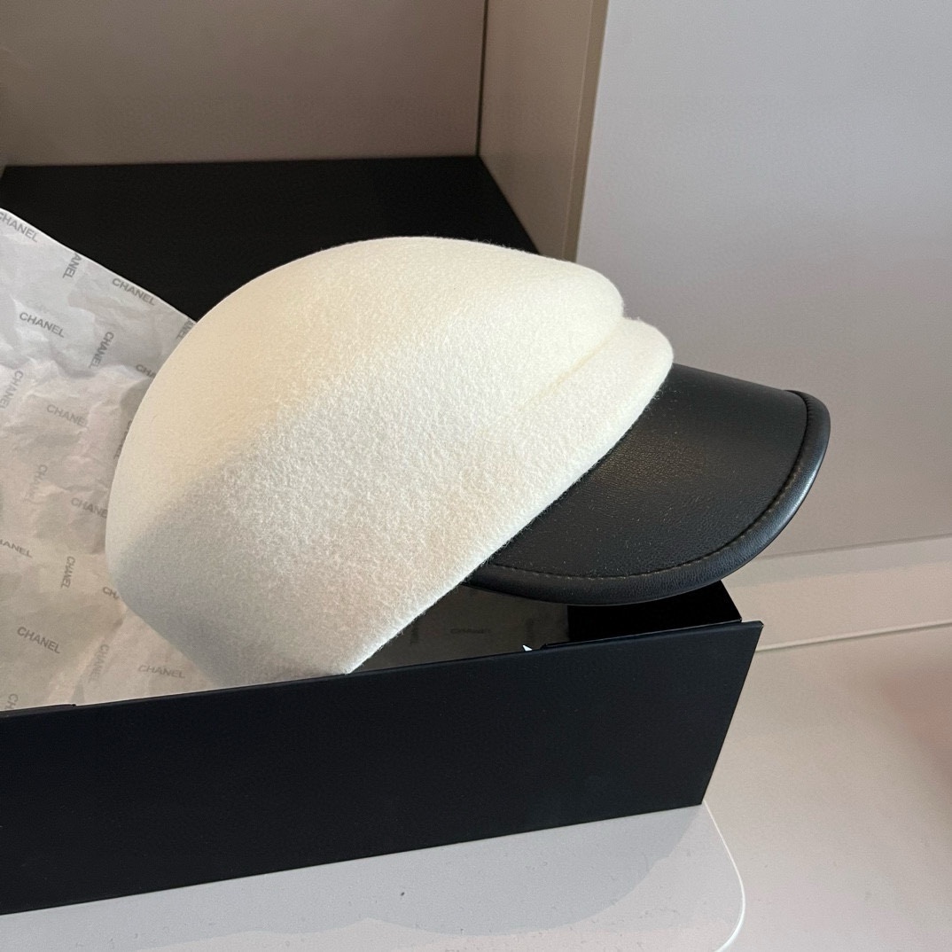 NO:215228,.White Chanel wool baseball cap military cap, wash leather hat brim, high-end color block, 100% wool, head circumference 57cm adjustable hat Fisherman hat Baseball cap Knit hat, hat, chanel, chanel, espadrilles, hats19860909.白色 Chanel香奈儿羊毛鸭舌帽军帽,洗水皮帽檐,高端拼色,百分百羊毛,头围57cm可调节帽子渔夫帽棒球帽针织帽,帽子,chanel,chanel,espadrilles,hats,hat