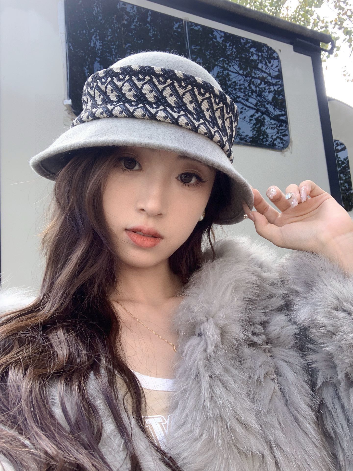NO:215793,Dior new top hat, woolen hat, 100% wool head circumference 57cm hat, fisherman hat baseball hat knit hat, hat, dior, dior, espadrilles, hats19860909Dior迪奥秋冬新款礼帽,毛呢帽,百分百羊毛头围57cm帽子渔夫帽棒球帽针织帽,帽子,dior,dior,espadrilles,hats,hat