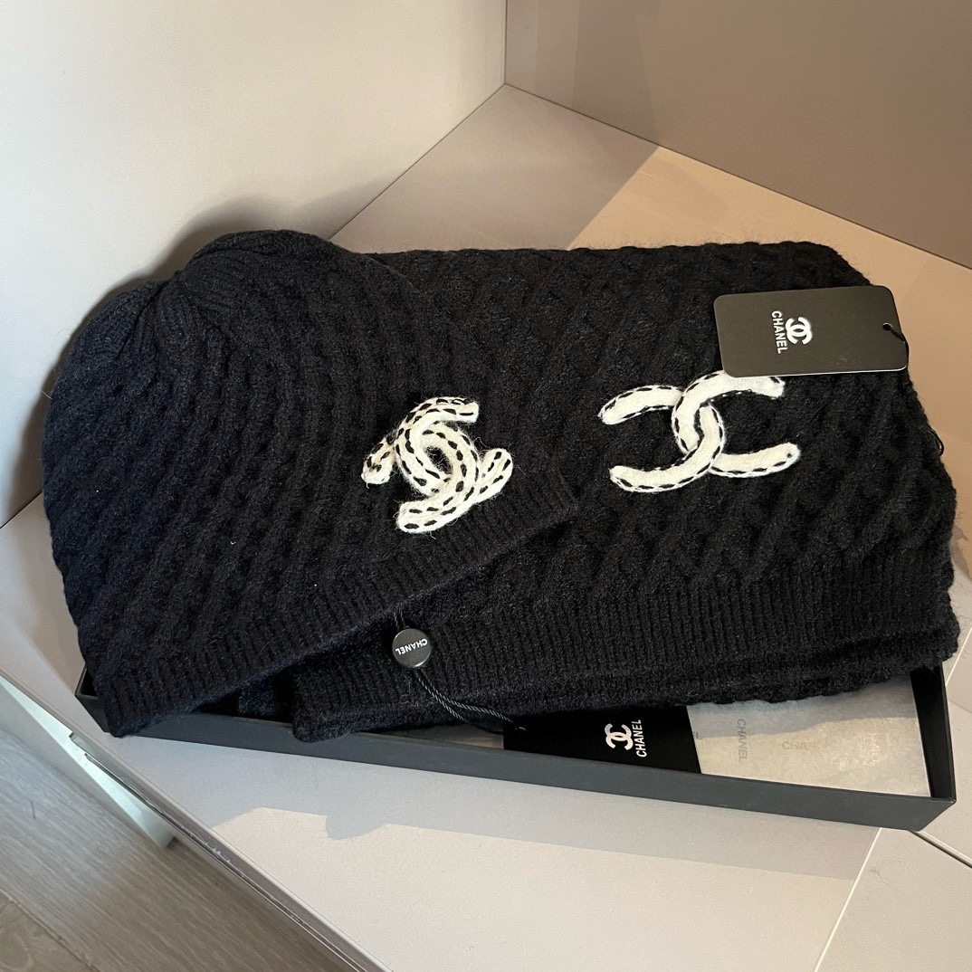 NO:217514,Chanel Chanel knitted scarf hat set official hat fisherman hat baseball hat knit hat, hat, chanel, chanel, espadrilles, hats19860909Chanel香奈儿针织围巾帽子套装官方款帽子渔夫帽棒球帽针织帽,帽子,chanel,chanel,espadrilles,hats,hat
