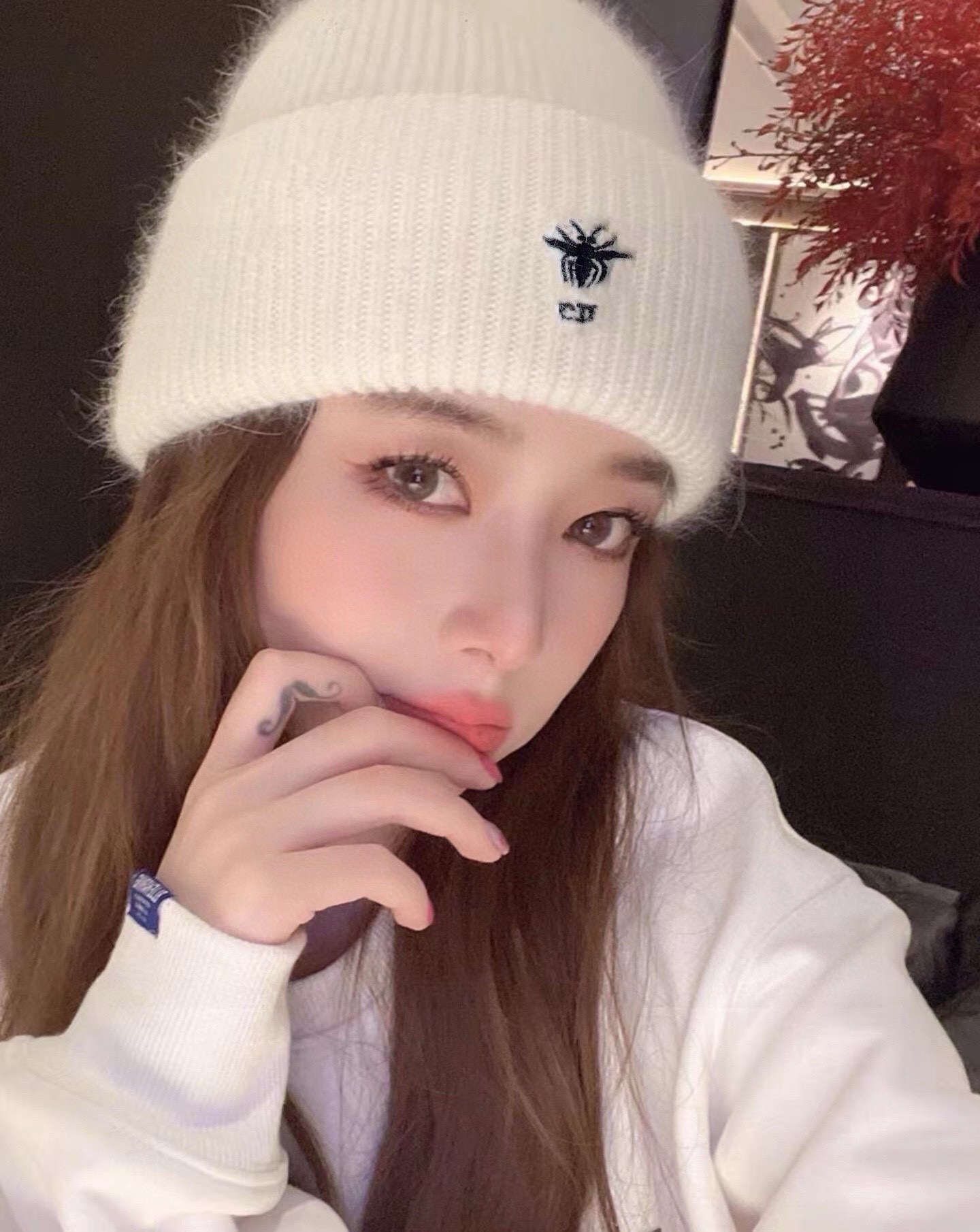 NO:217656,Special offer Dior embroidered wool hat, rabbit wool knit hat, autumn and winter warm artifact hat fisherman hat baseball hat knit hat, hat, dior, dior, espadrilles, hats19860909特价 Dior迪奥刺绣毛线帽,兔毛针织帽,秋冬保暖神器帽子渔夫帽棒球帽针织帽,帽子,dior,dior,espadrilles,hats,hat