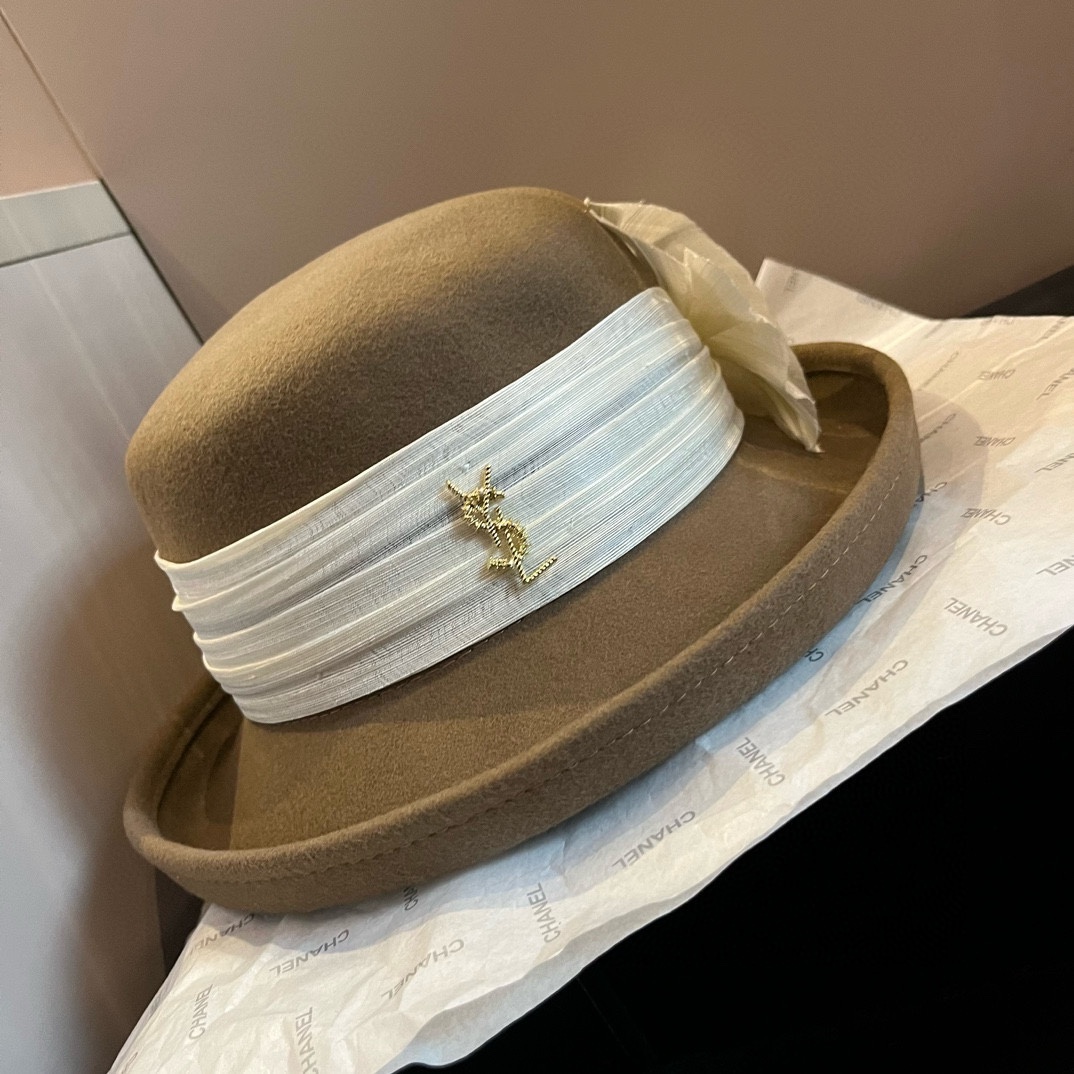 NO:217713,YSL Saint Laurent 24 autumn and winter new wool topper, imported yarn accessories, 100% wool fabric, head circumference 57cm hat, fisherman hat baseball hat knit hat, hat, saint laurent, saint laurent, espadrilles, hats19860909YSL圣罗兰24秋冬新款羊毛礼帽,进口麻纱配饰,百分百羊毛面料,头围57cm帽子渔夫帽棒球帽针织帽,帽子,saint laurent,saint laurent,espadrilles,hats,hat