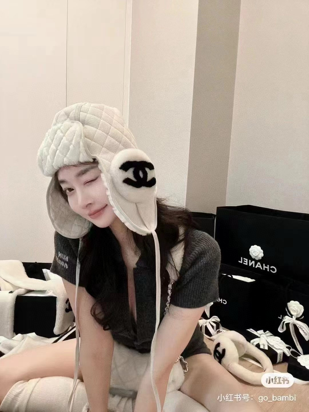 NO:219218,Chanel Chanel ear protection hat fisherman hat baseball hat knit hat, hat, chanel, chanel, espadrilles, hats19860909Chanel香奈儿护耳帽帽子渔夫帽棒球帽针织帽,帽子,chanel,chanel,espadrilles,hats,hat