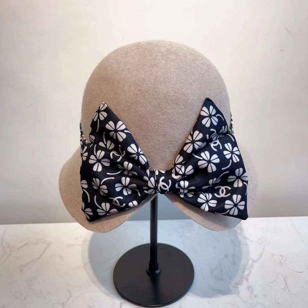 Chanel Wool Bucket Hat - Color Options Display Chanel wool bucket hat color options