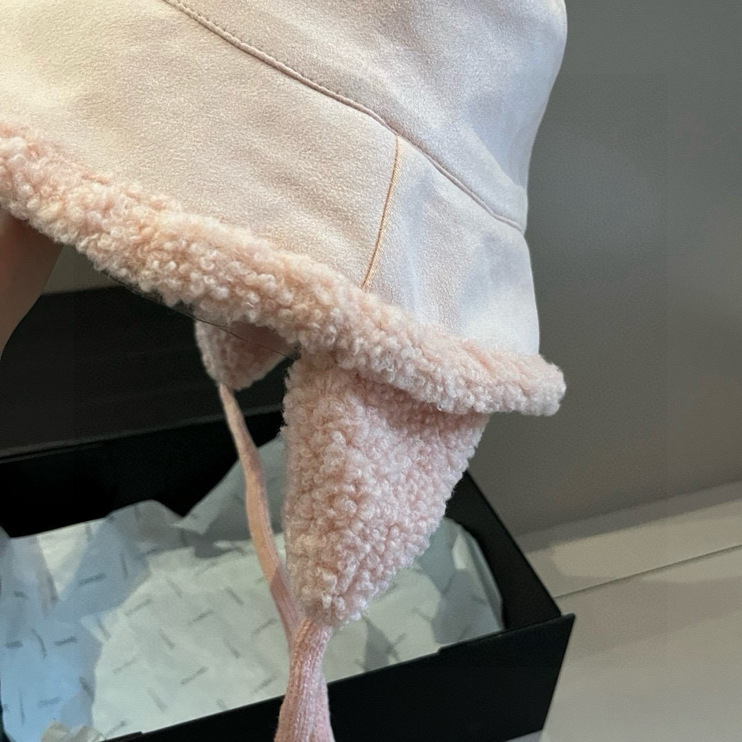 ♪ 126 ♪ UGG’s new deer velvet fisherman hats, velvet headscarves, 57 cm - 图片 4