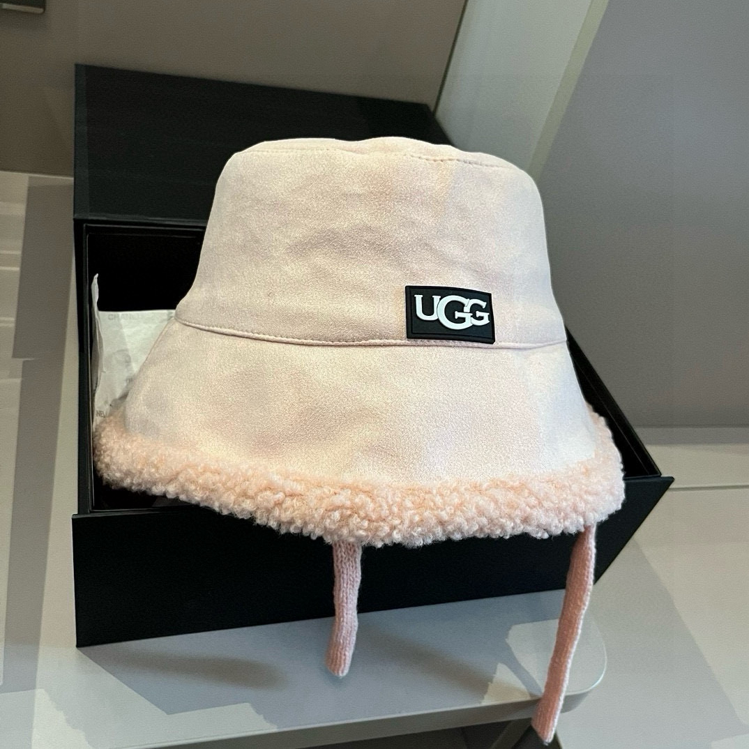 ♪ 126 ♪ UGG’s new deer velvet fisherman hats, velvet headscarves, 57 cm