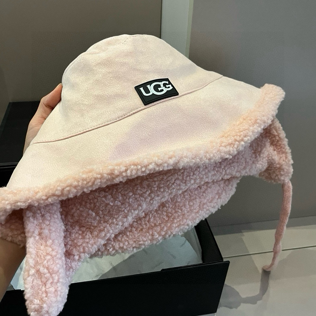 ♪ 126 ♪ UGG’s new deer velvet fisherman hats, velvet headscarves, 57 cm - 图片 6