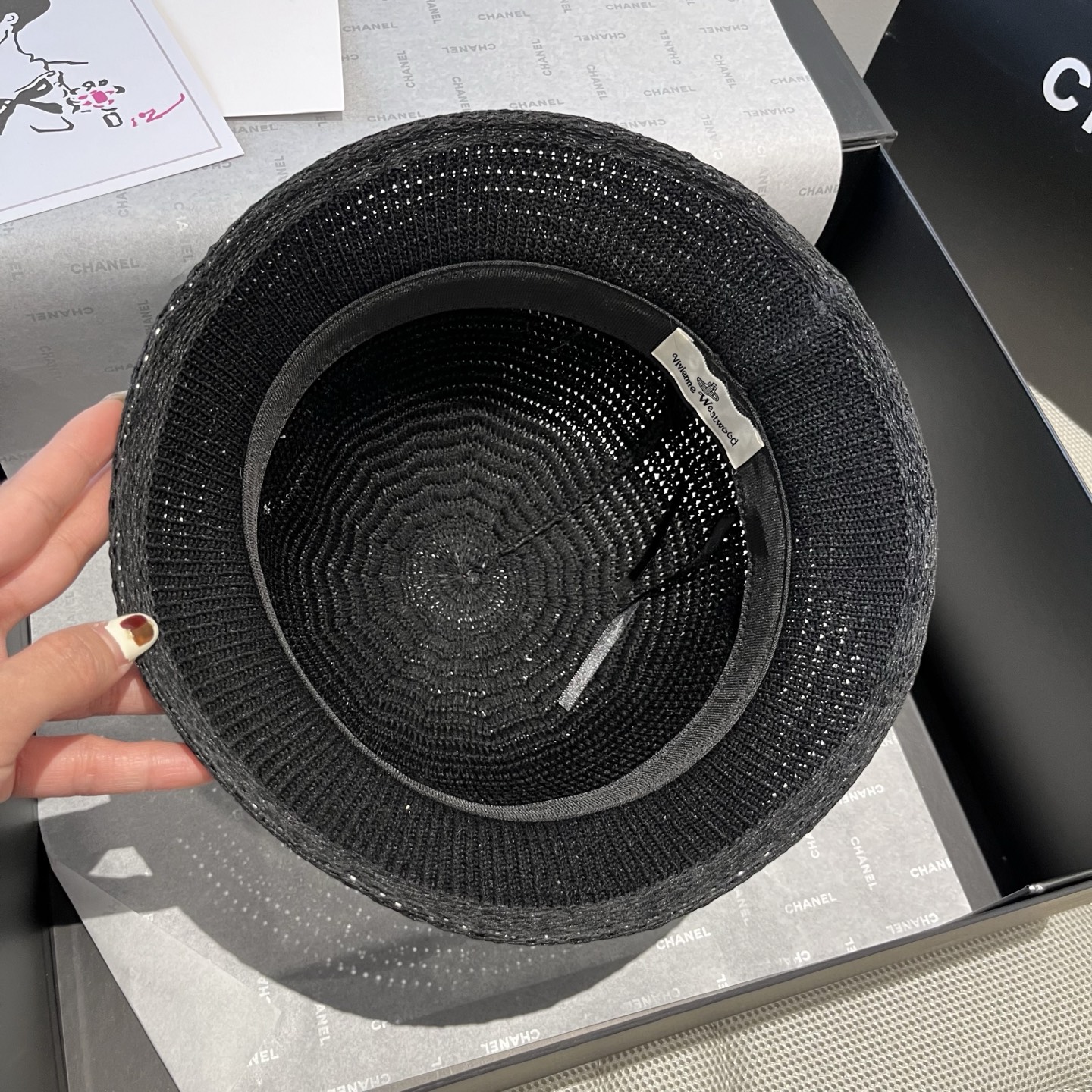♪ 126 ♪ west queen’s weaver hat, 57 cm - 图片 7