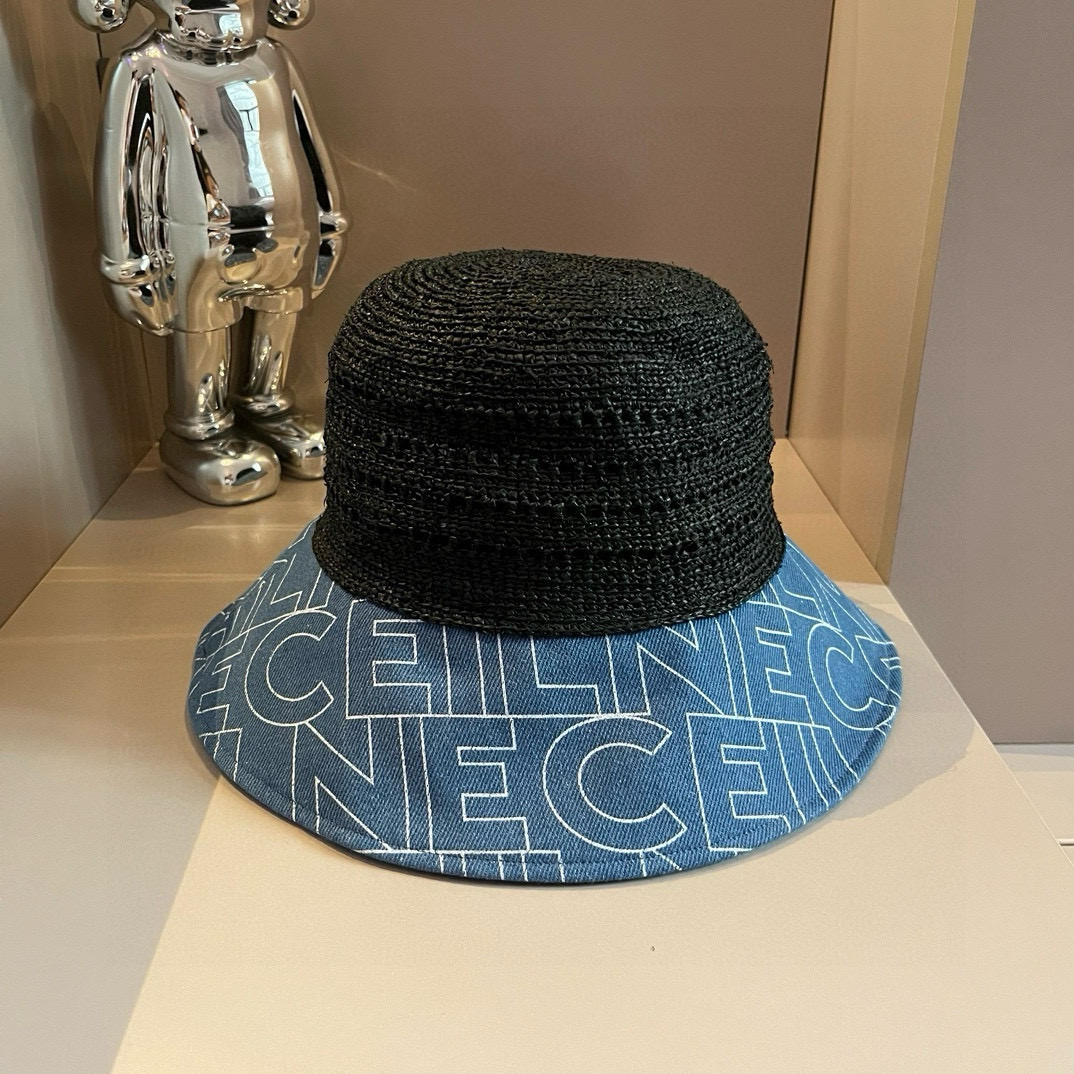 NO:221380,Celine Celine's new straw hat, Rafia making, presbyterian FF fabric, essential for celebrity, head circumference 57cm hat, fisherman's hat, baseball hat, knit hat, hat, celine, celine, espadrilles, hats19860909Celine赛琳新款草帽,拉菲草制作,拼老花FF面料,名媛必备,头围57cm帽子渔夫帽棒球帽针织帽,帽子,celine,celine,espadrilles,hats,hat