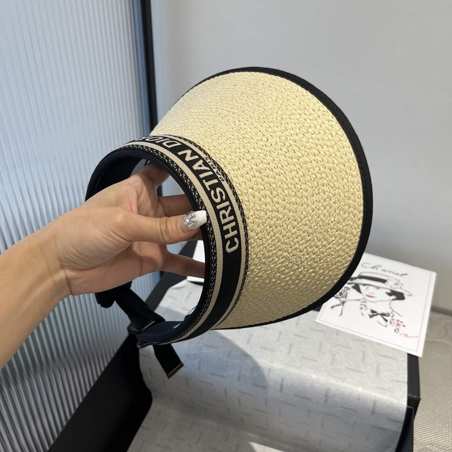 NO:222370,Dior Dior empty top straw hat, foldable hat, fisherman hat, baseball hat, knit hat, hat, dior, dior, espadrilles, hats19860909Dior迪奥空顶草帽,可折叠帽子渔夫帽棒球帽针织帽,帽子,dior,dior,espadrilles,hats,hat