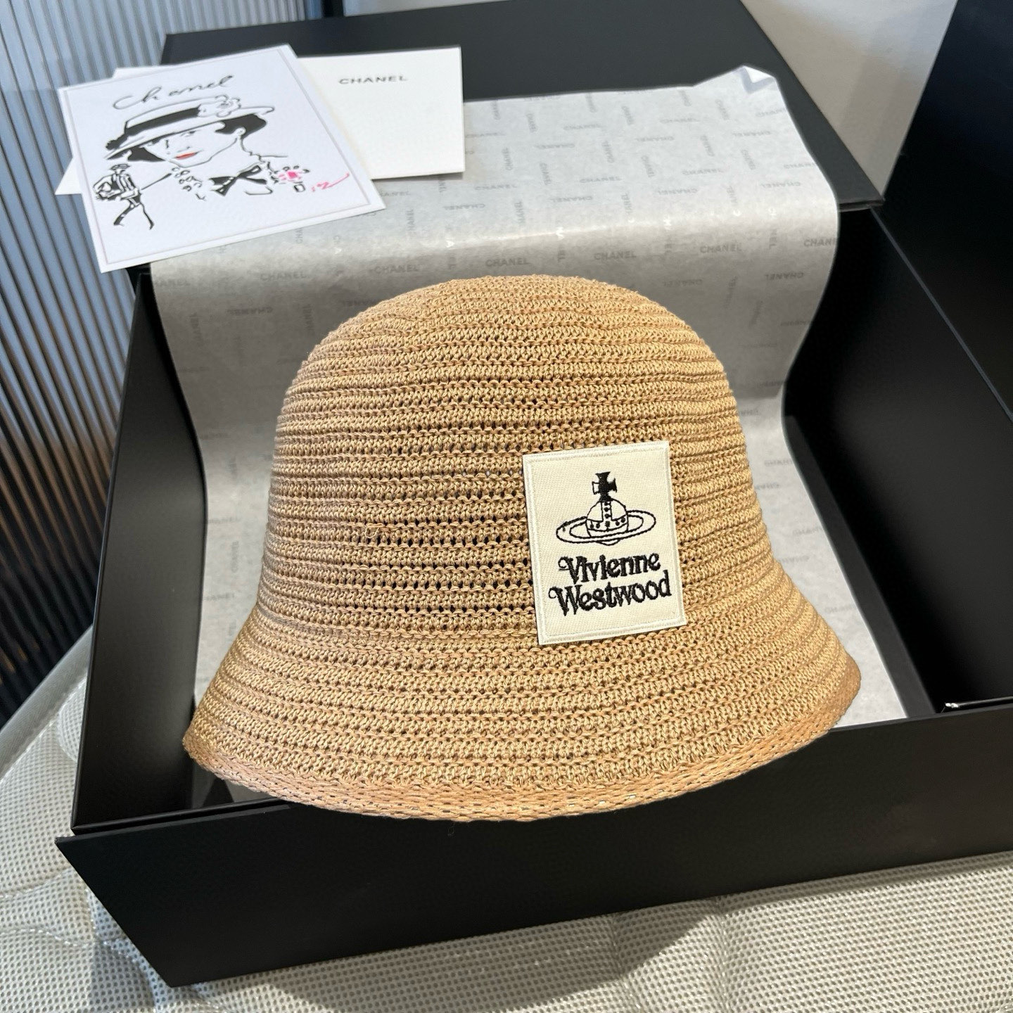 ♪ 126 ♪ west queen’s weaver hat, 57 cm - 图片 6