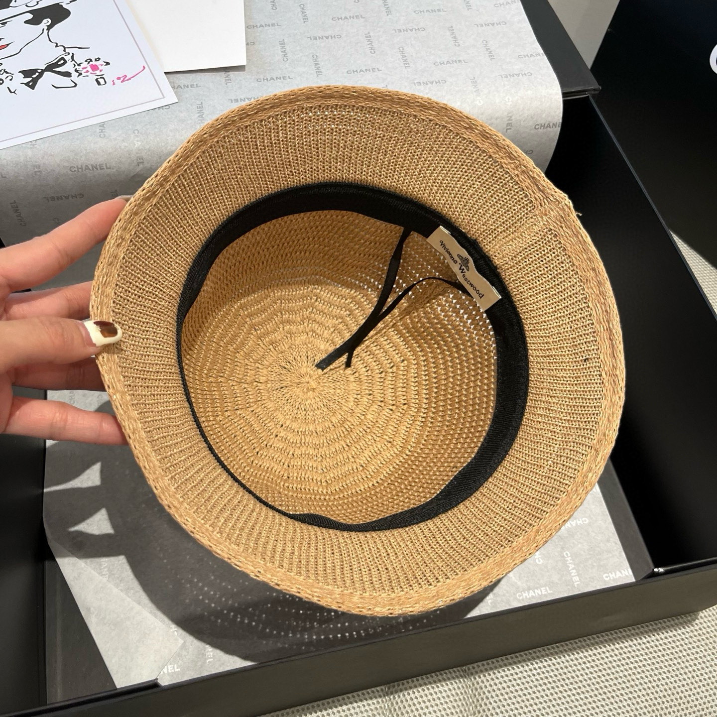 ♪ 126 ♪ west queen’s weaver hat, 57 cm - 图片 7