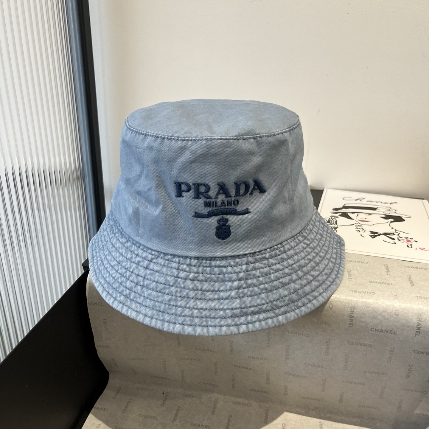 NO:222397,Prada Prada fisherman hat, head circumference 57cm hat Fisherman hat Baseball hat Knitted hat, hat, prada, prada, espadrilles, hats19860909Prada普拉达渔夫帽,头围57cm帽子渔夫帽棒球帽针织帽,帽子,prada,prada,espadrilles,hats,hat