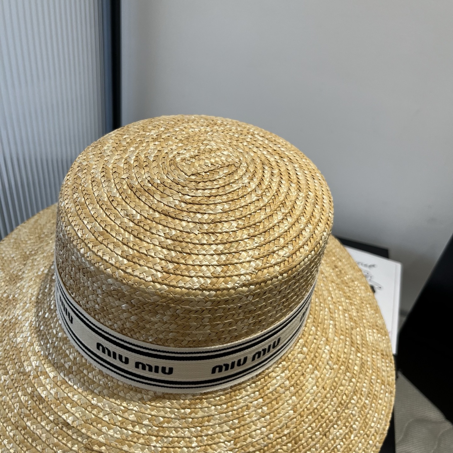 it’s 168. miumiu’s new wheat straw cap, 57 cm - 图片 4