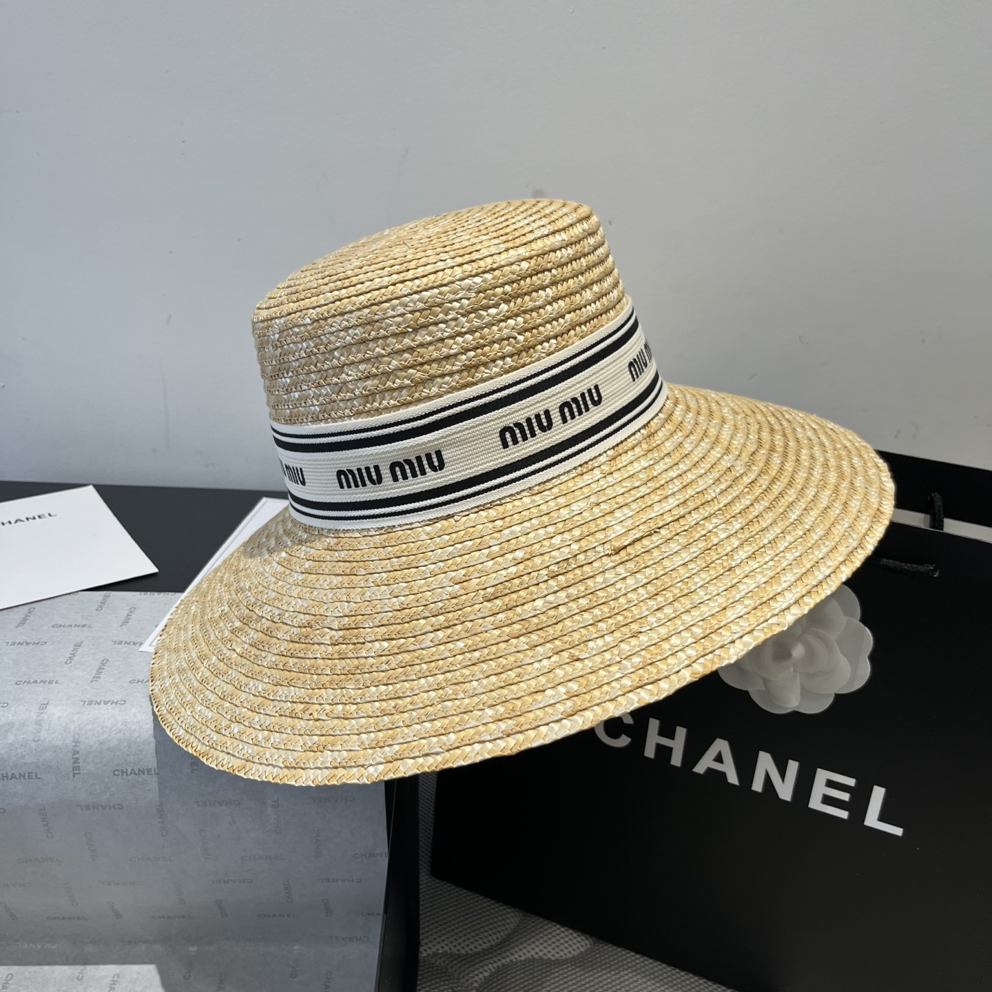 it’s 168. miumiu’s new wheat straw cap, 57 cm - 图片 2