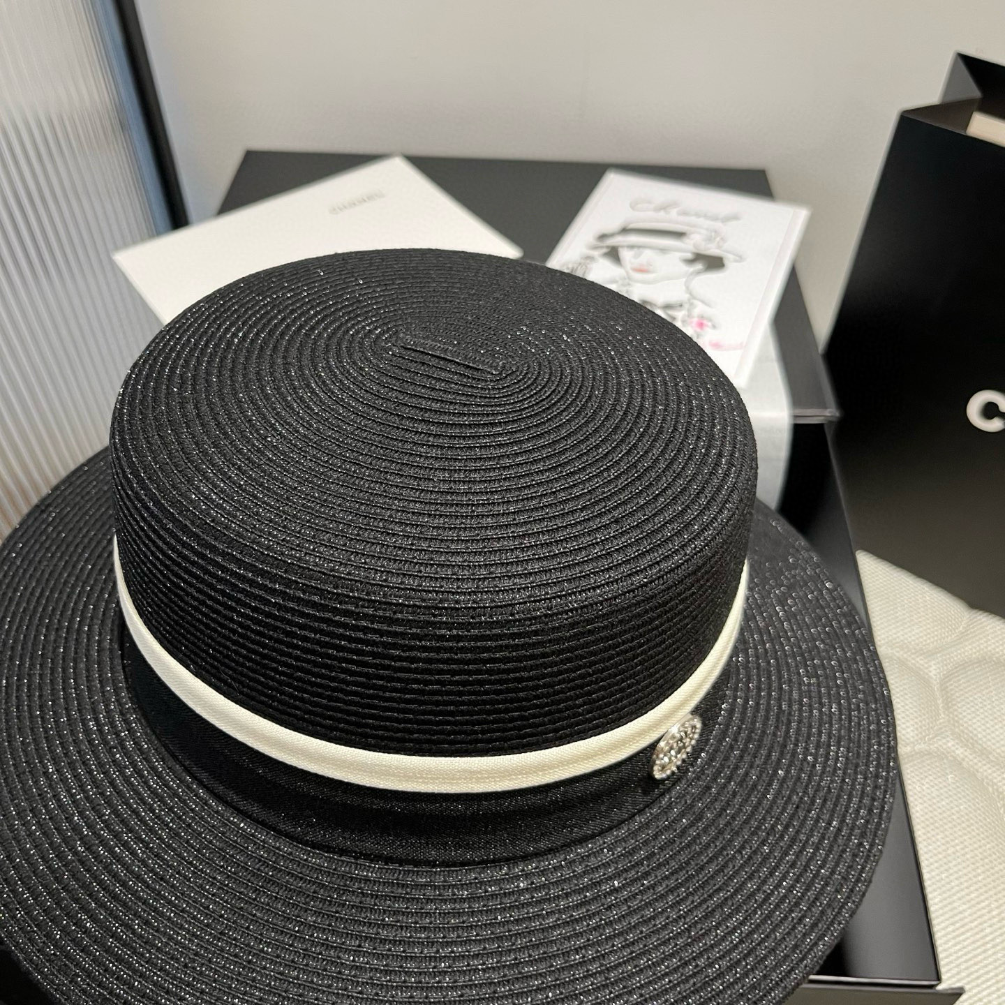 One hundred and seventy-nine. Miumiu’s new cap, PP grass, 57 cm head. - 图片 6