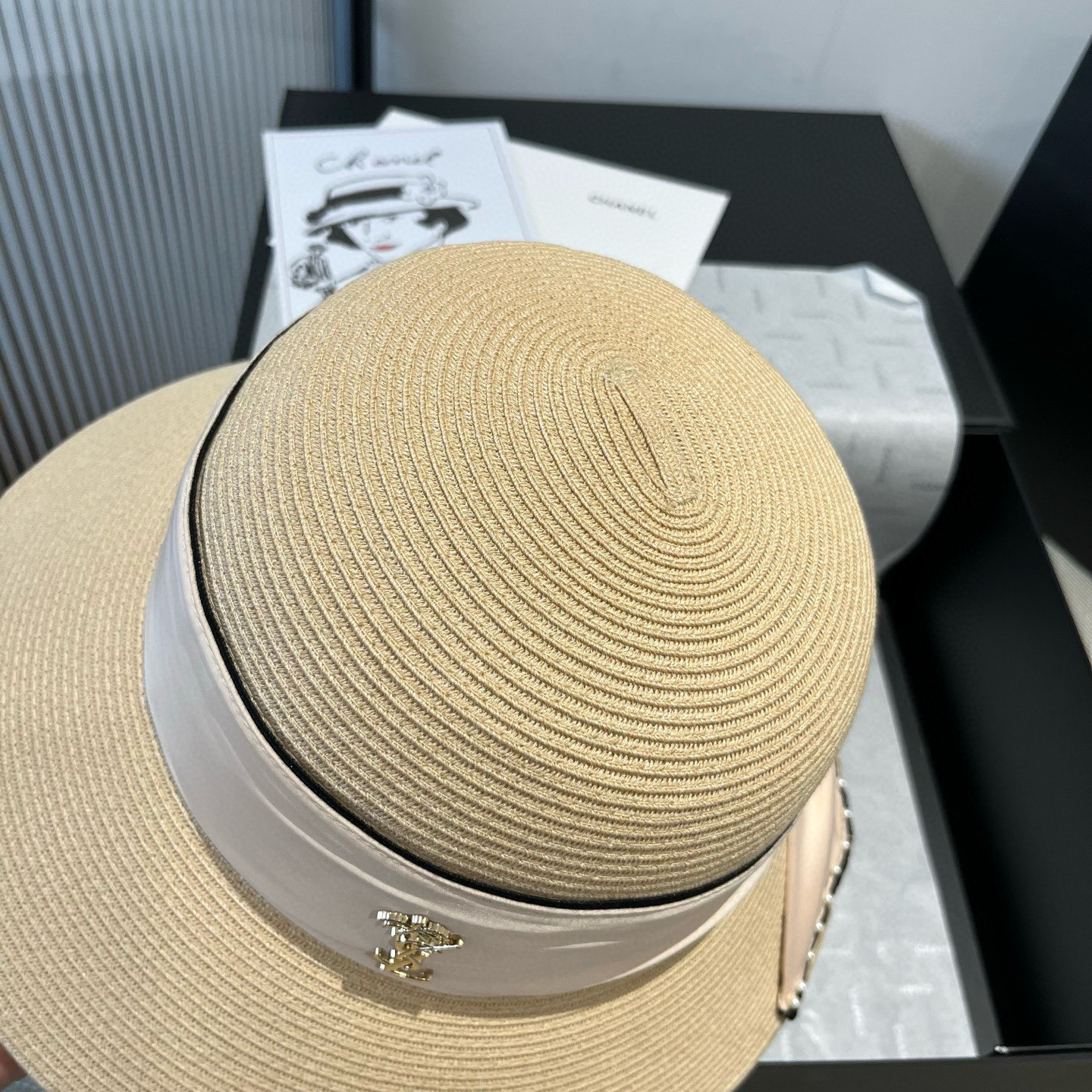 two hundred and ten. ysl st. roland’s new straw hat, pearl’s bonnet, 57 cm - 图片 8