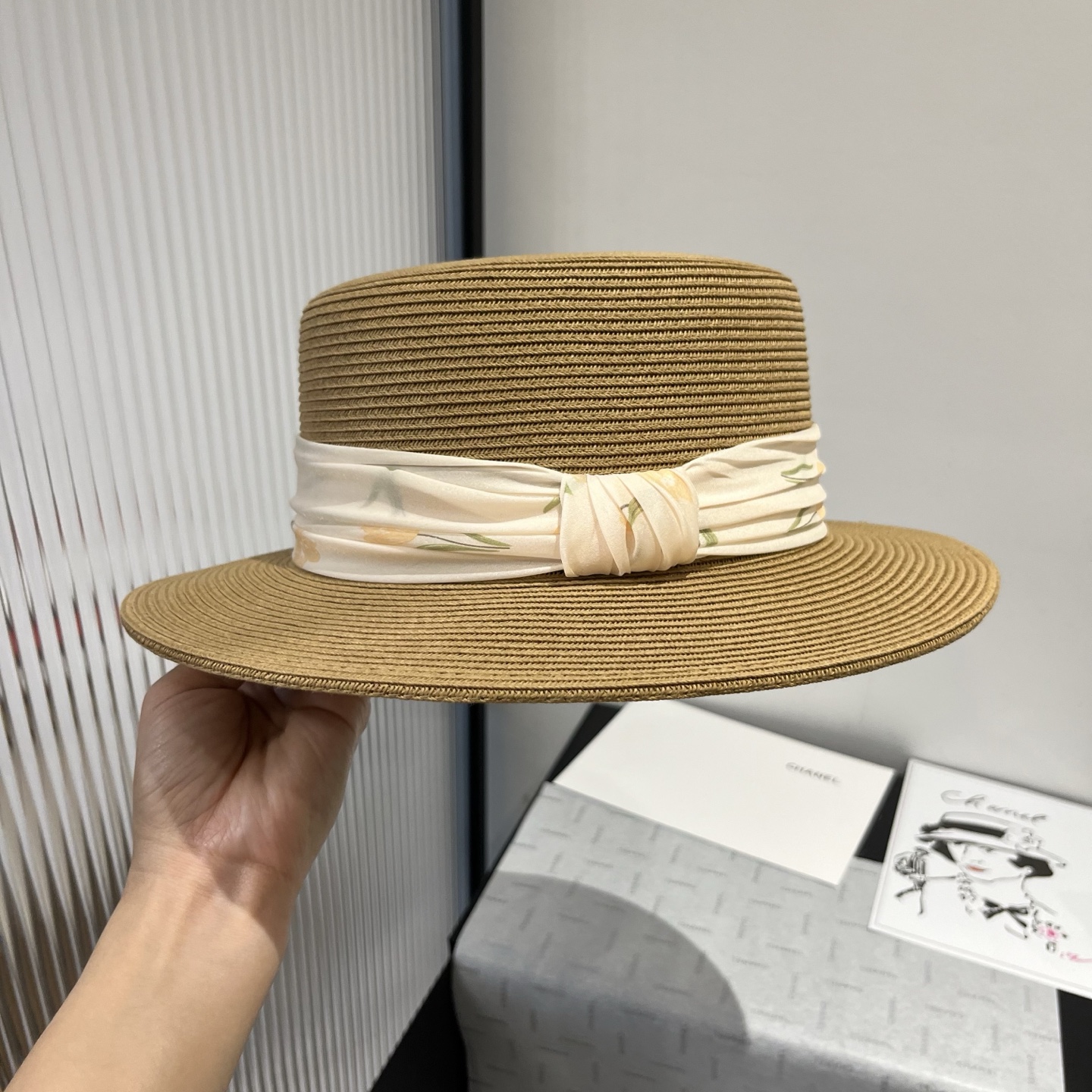 NO:223476,Chanel Chanel top hat, head circumference 57cm hat, straw hat, fisherman hat, baseball hat, knit hat, hat, chanel, chanel, espadrilles, hats19860909Chanel香奈儿平顶礼帽,头围57cm帽子草帽渔夫帽棒球帽针织帽,帽子,chanel,chanel,espadrilles,hats,hat