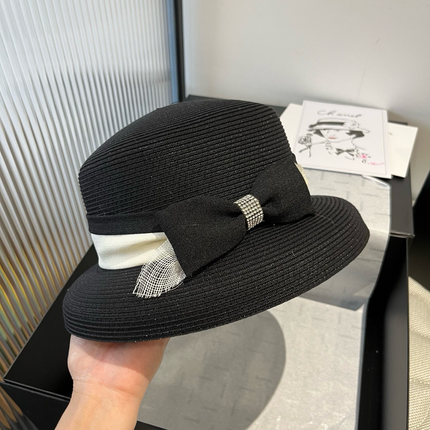 NO:223540,Chanel Chanel Lantern Hat, PP straw making, celebrity style, head circumference 57cm hat, straw hat, fisherman hat, baseball hat, knit hat, hat, chanel, chanel, espadrilles, hats19860909Chanel香奈儿灯笼帽,PP草制作,名媛风 头围57cm帽子草帽渔夫帽棒球帽针织帽,帽子,chanel,chanel,espadrilles,hats,hat