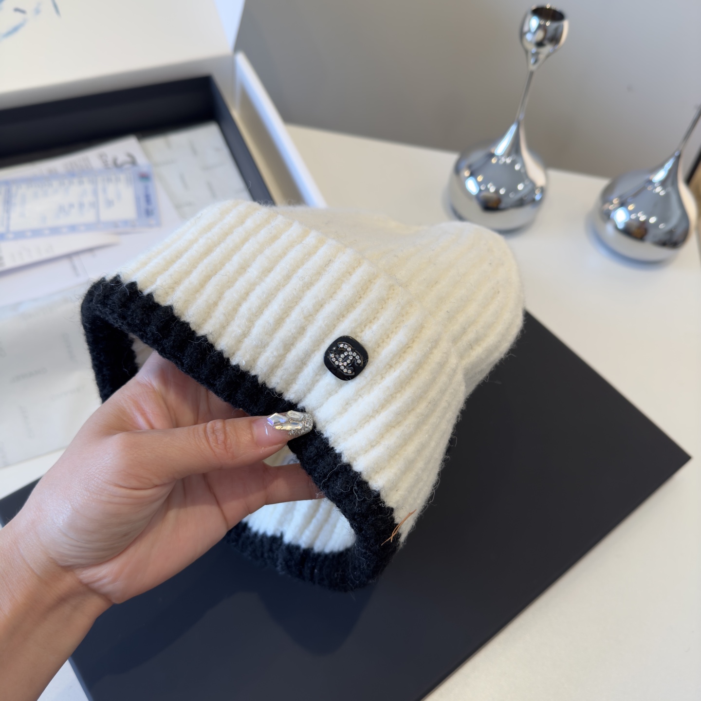 🌾Chanel香奈儿针织毛线帽