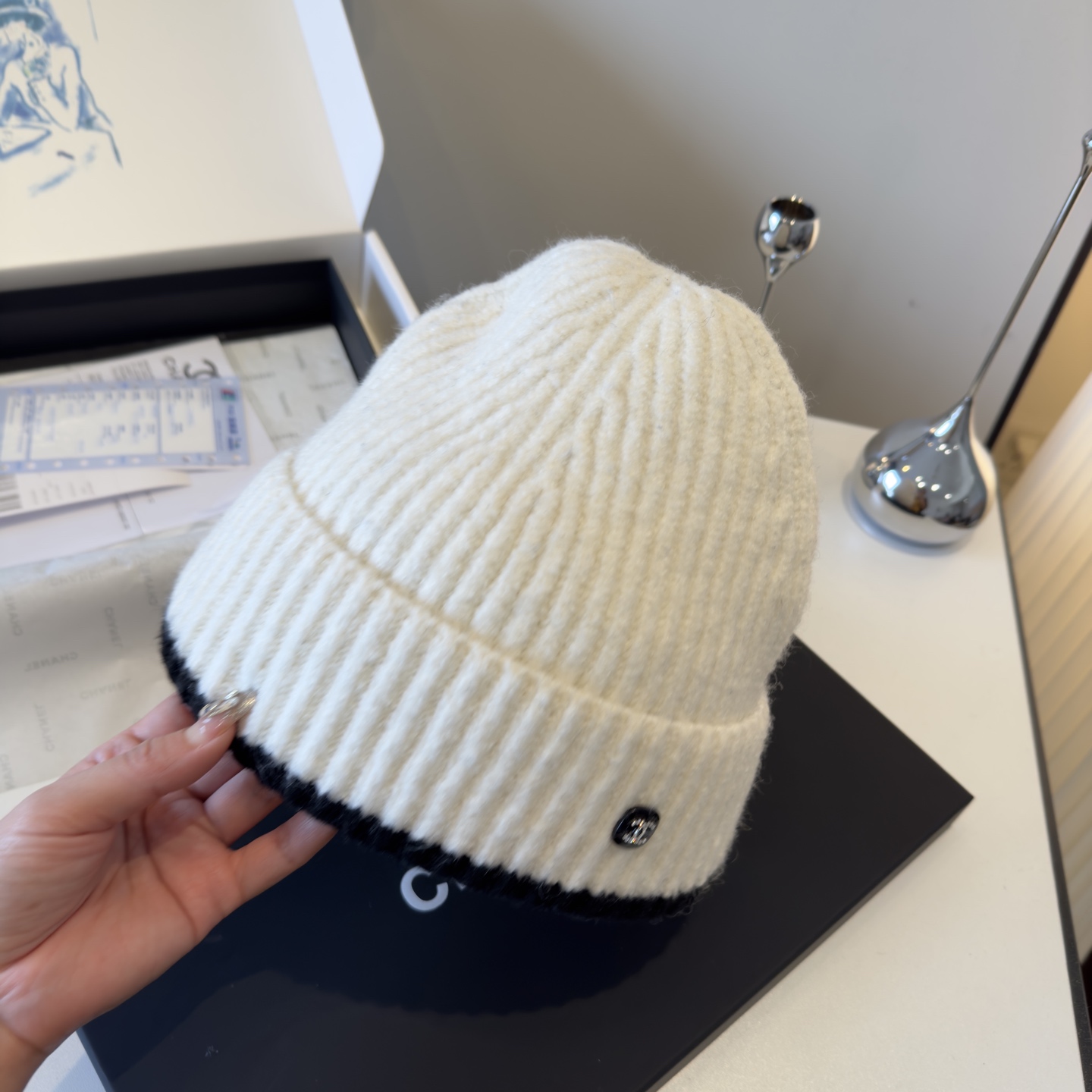 🌾Chanel香奈儿针织毛线帽