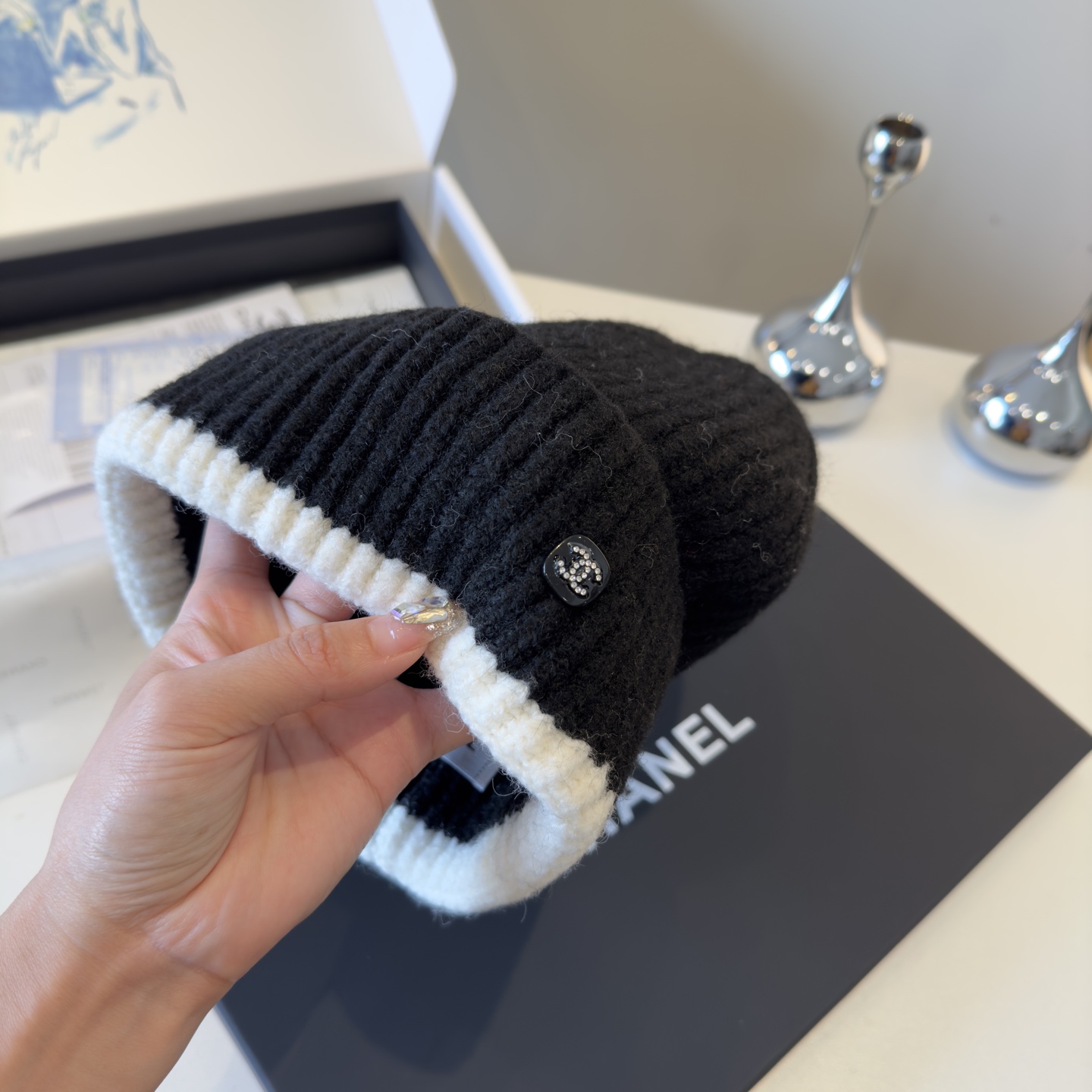 🌾Chanel香奈儿针织毛线帽