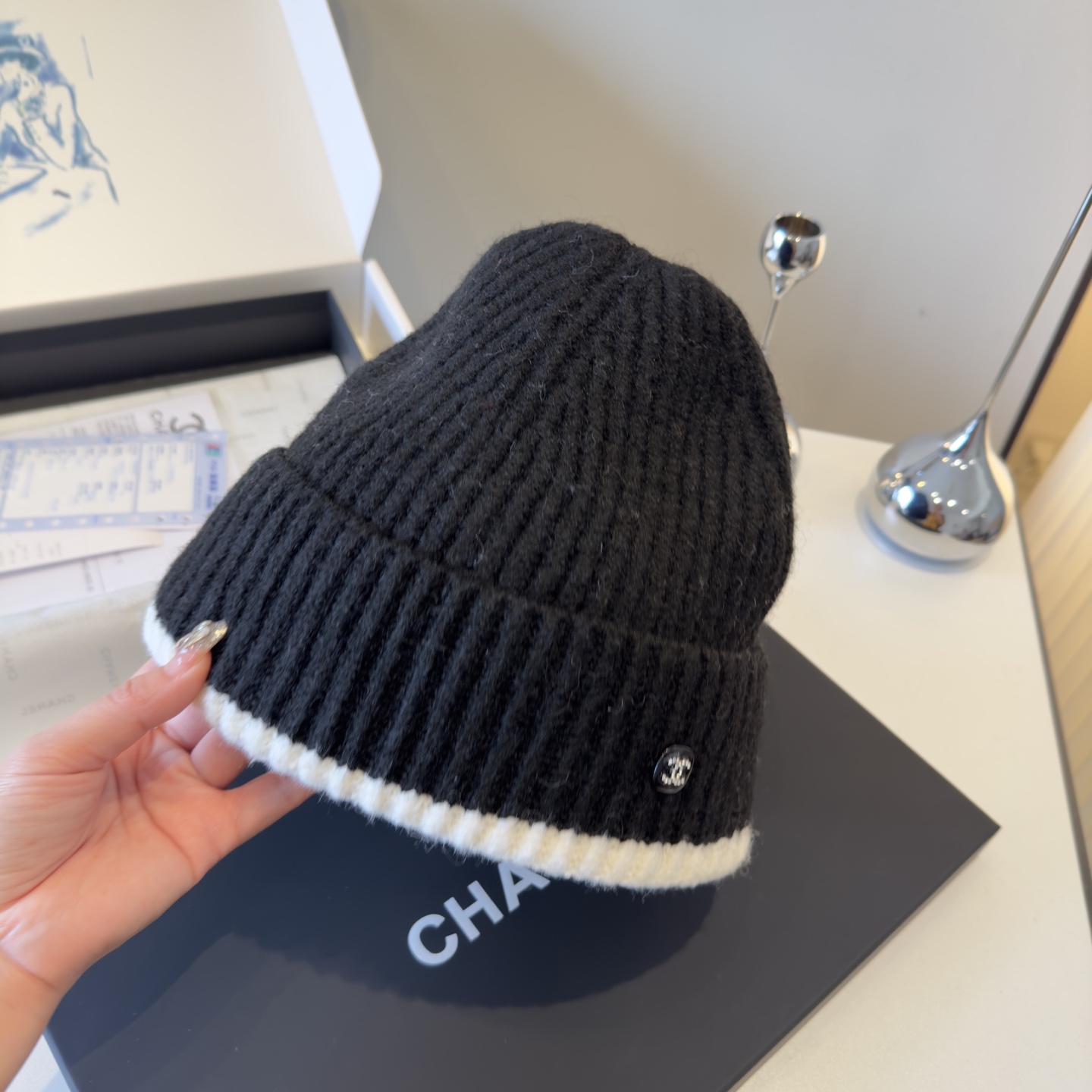🌾Chanel香奈儿针织毛线帽
