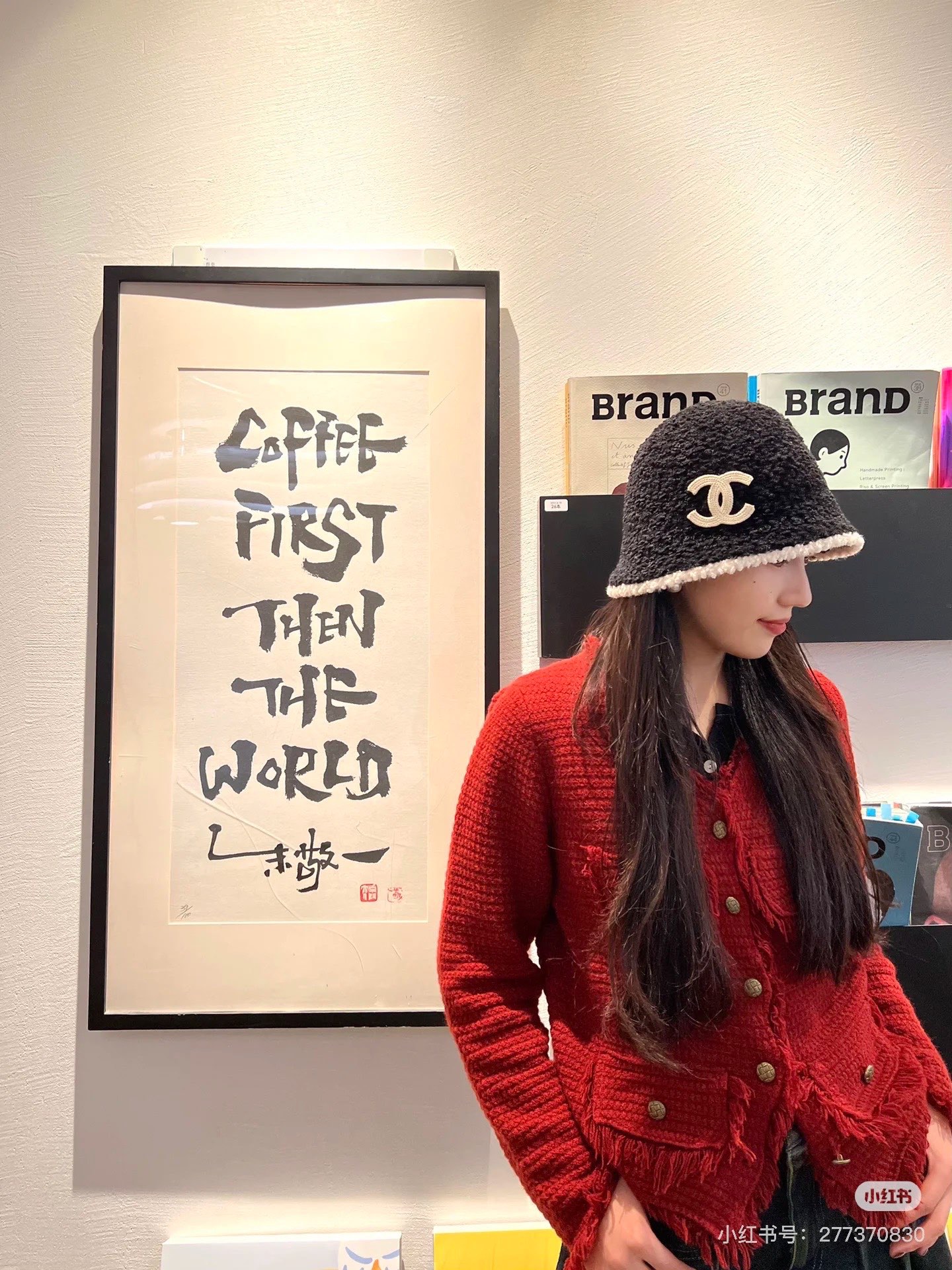 🌾Chanel香奈儿新款羊毛渔夫帽 ,可折叠