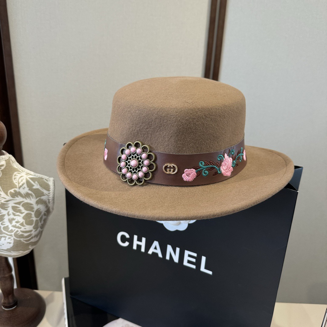 NO:580424,Gucci Gucci new wool top hat, flat top hat, 100% wool fabric, head circumference 57cm hat, fisherman hat, baseball cap, knitted hat, hat, gucci, espadrilles, hats19860909Gucci古奇新款羊毛礼帽,平顶礼帽,百分百羊毛面料,头围57cm帽子渔夫帽棒球帽针织帽,帽子,gucci,espadrilles,hats,hat