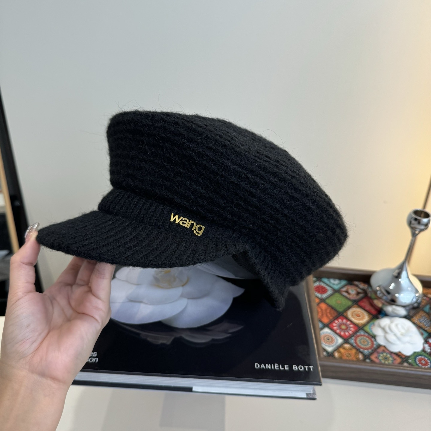 NO:580193,Alexander Wang wool painter's cap, 100% wool fabric, head circumference 57cm hat bucket hat baseball cap knitted hat, hat, alexander wang, espadrilles, hats19860909大王羊毛画家鸭舌帽,百分百羊毛面料,头围57cm帽子渔夫帽棒球帽针织帽,帽子,alexander wang,espadrilles,hats,hat