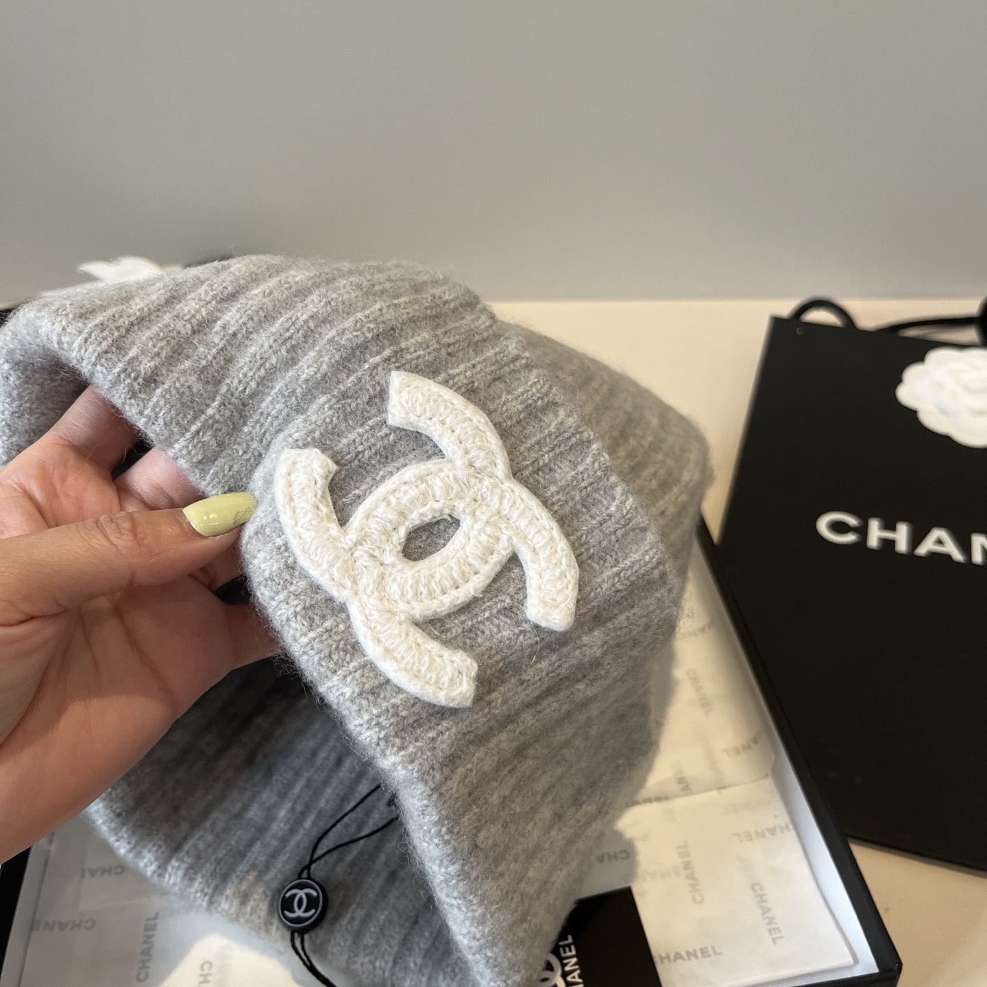 🌾Chanel香奈儿针织毛线帽