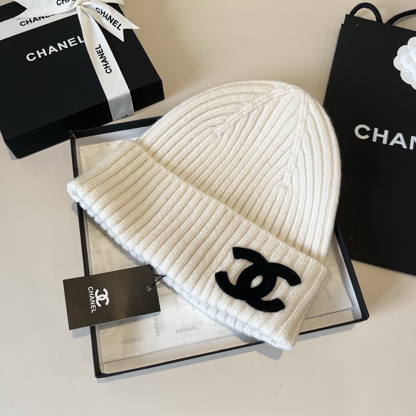 🌾Chanel香奈儿针织毛线帽
