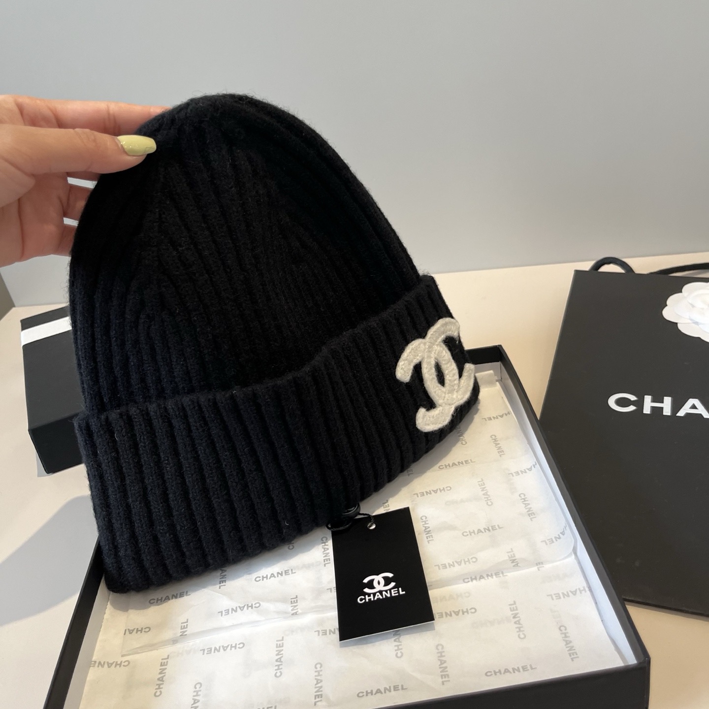 🌾Chanel香奈儿针织毛线帽