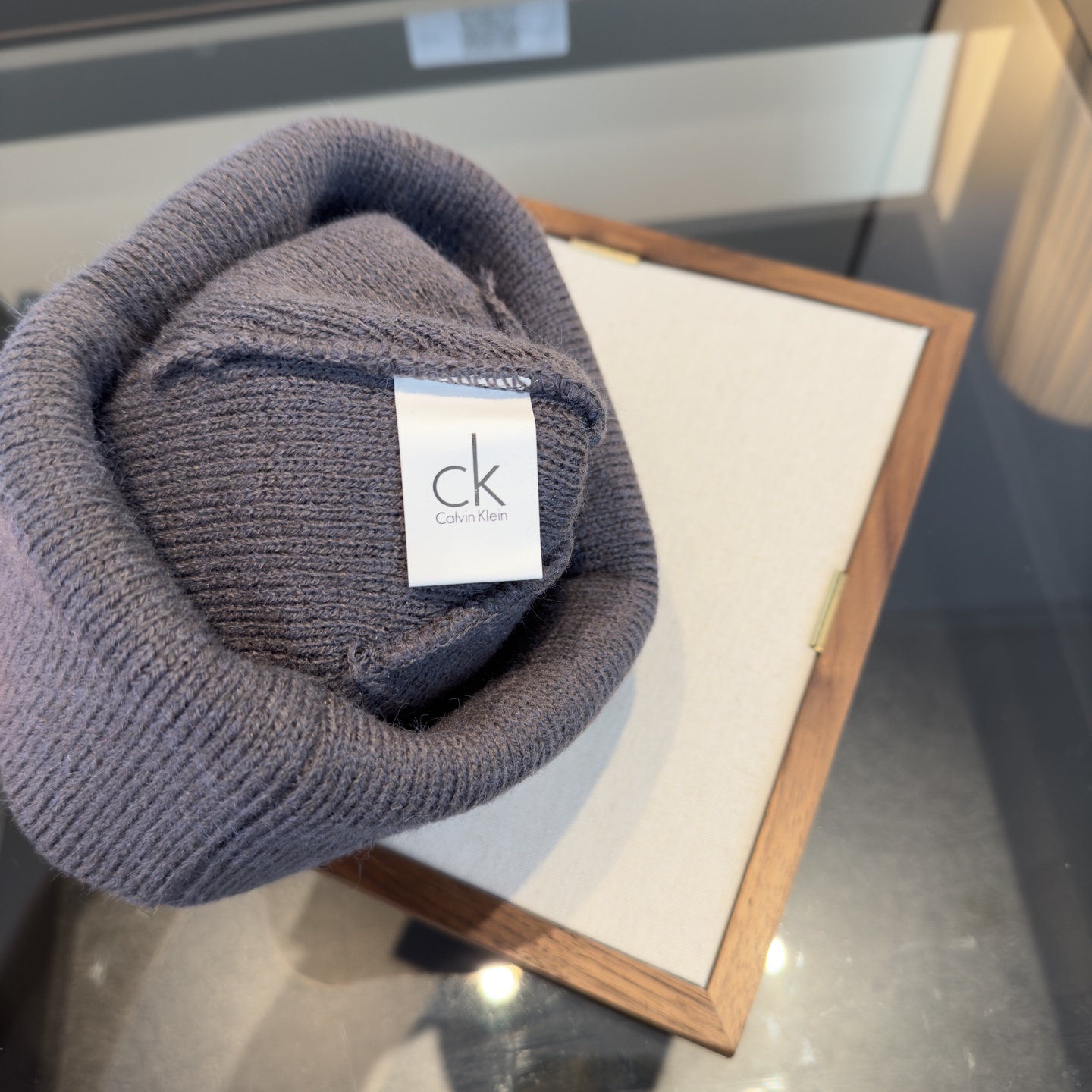 🌾CK潮牌新款毛线帽，头围57cm
