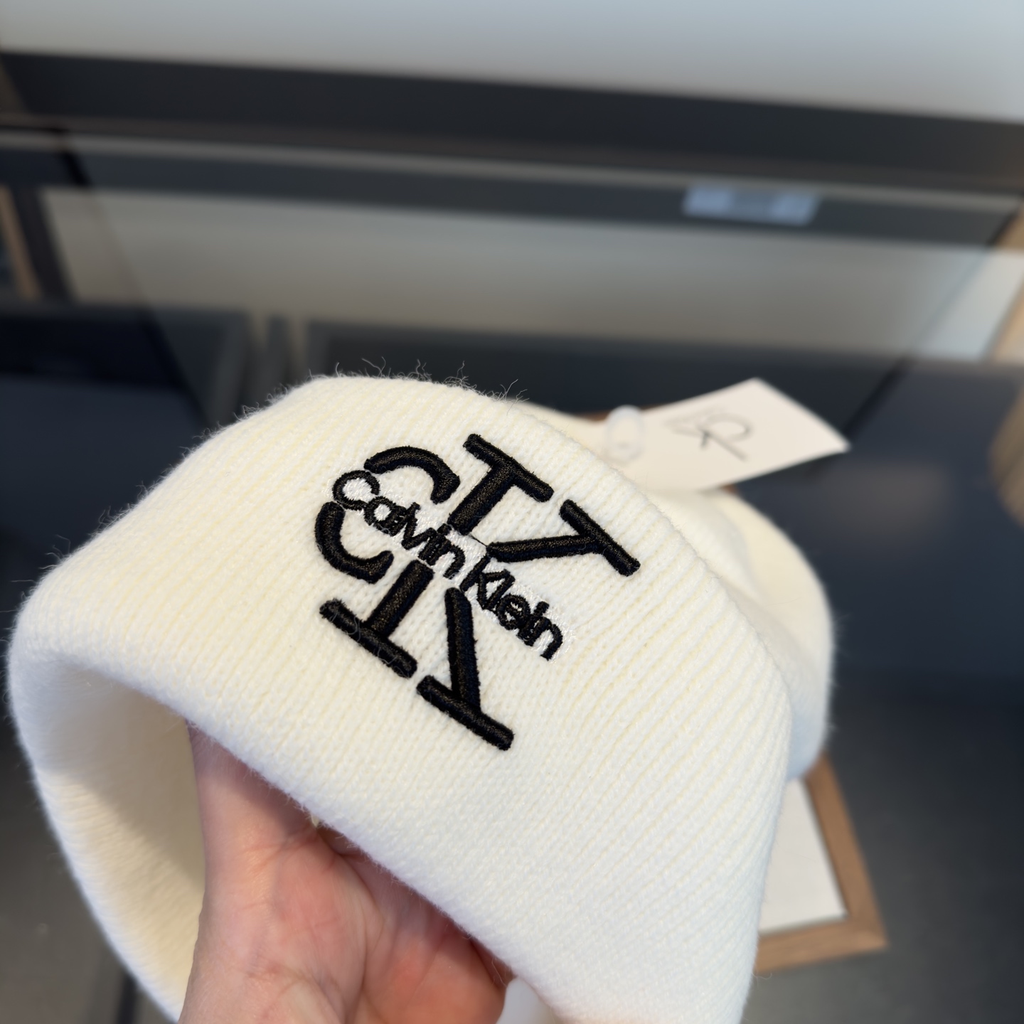 🌾CK潮牌新款毛线帽，头围57cm