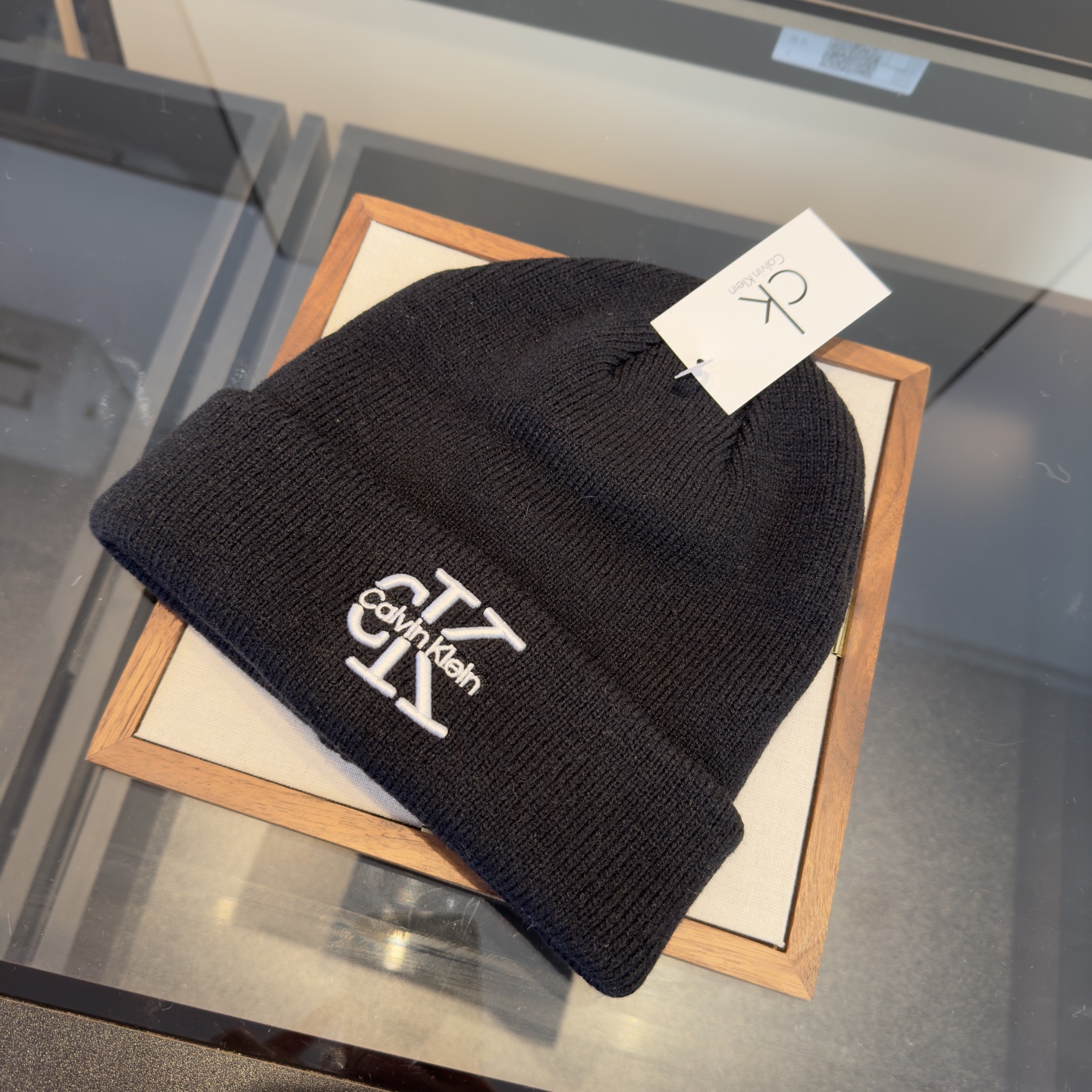 🌾CK潮牌新款毛线帽，头围57cm