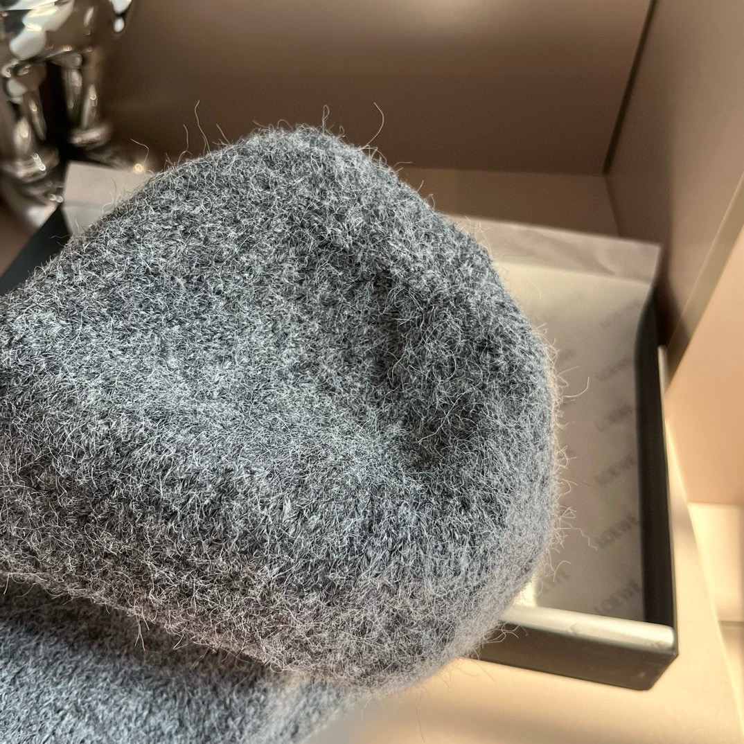 🌾LOEWE罗意威秋冬新款毛线帽，嘻哈风针织帽，男女款毛线帽 4个色