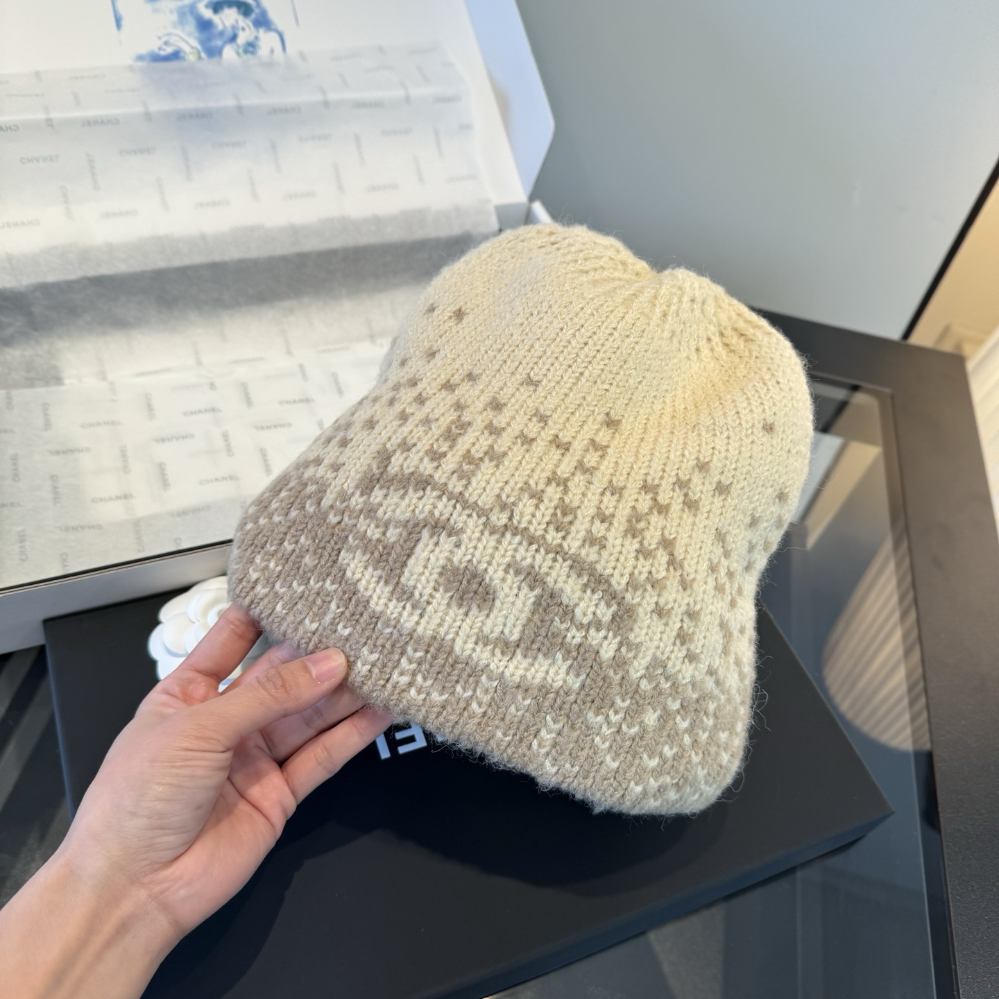 🌾Chanel香奈儿新款毛线帽