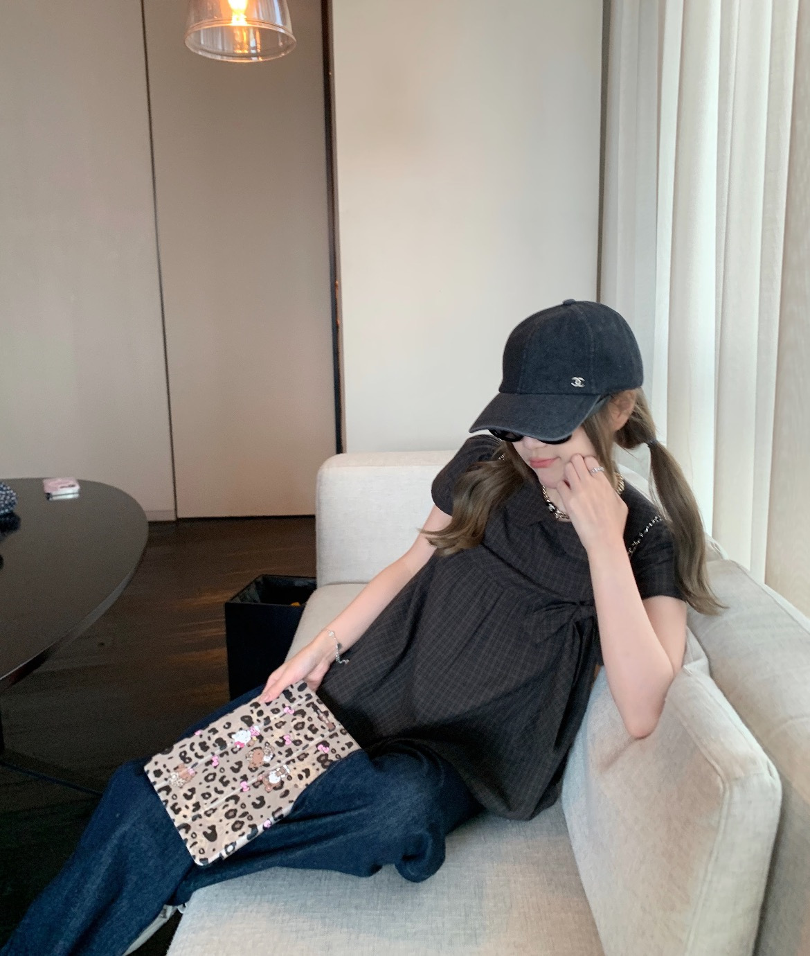 Chanel Chanel香奈儿新款遮阳鸭舌帽，高级定制