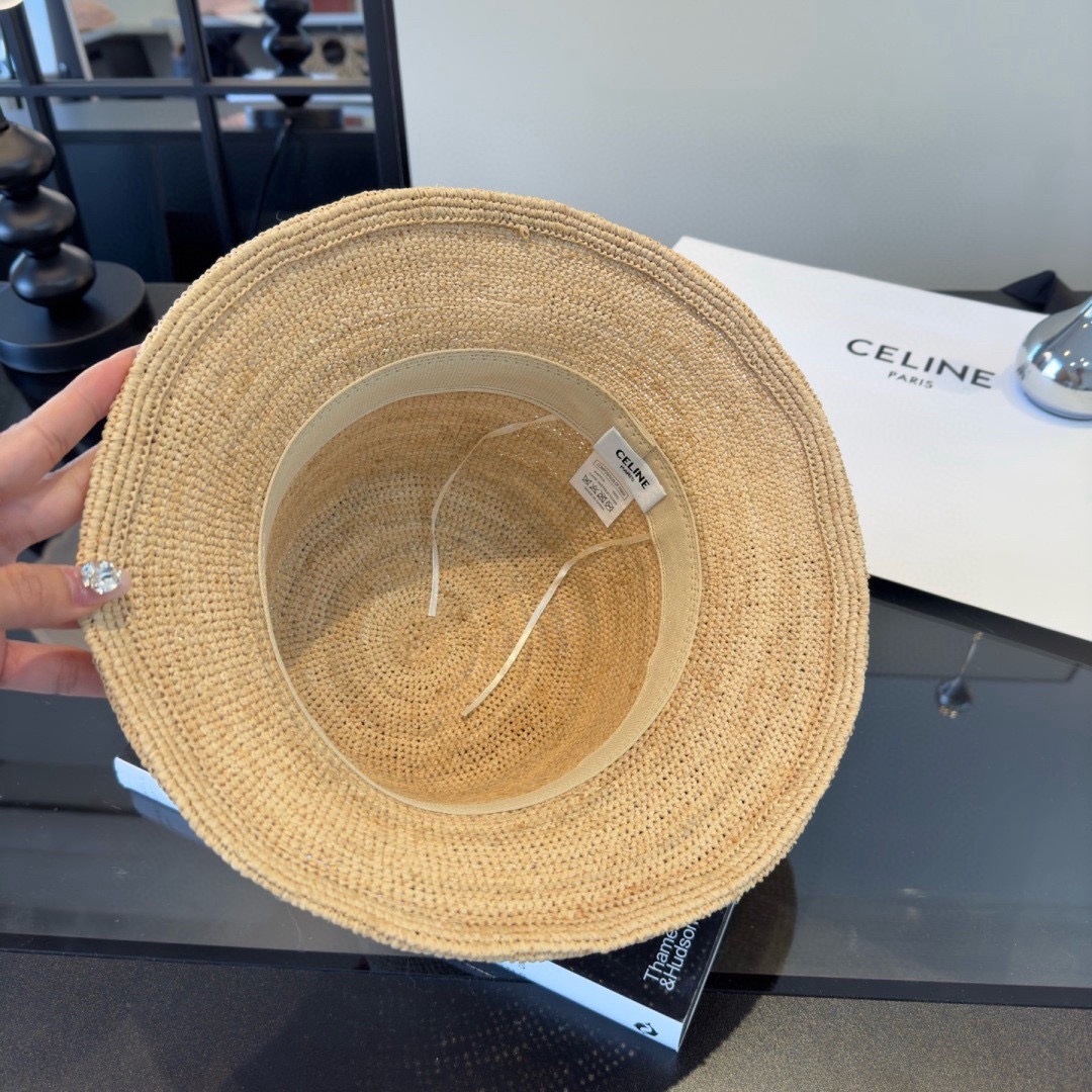 Celine Celine赛琳新款夏款礼帽，草帽，小清新 头围57cm