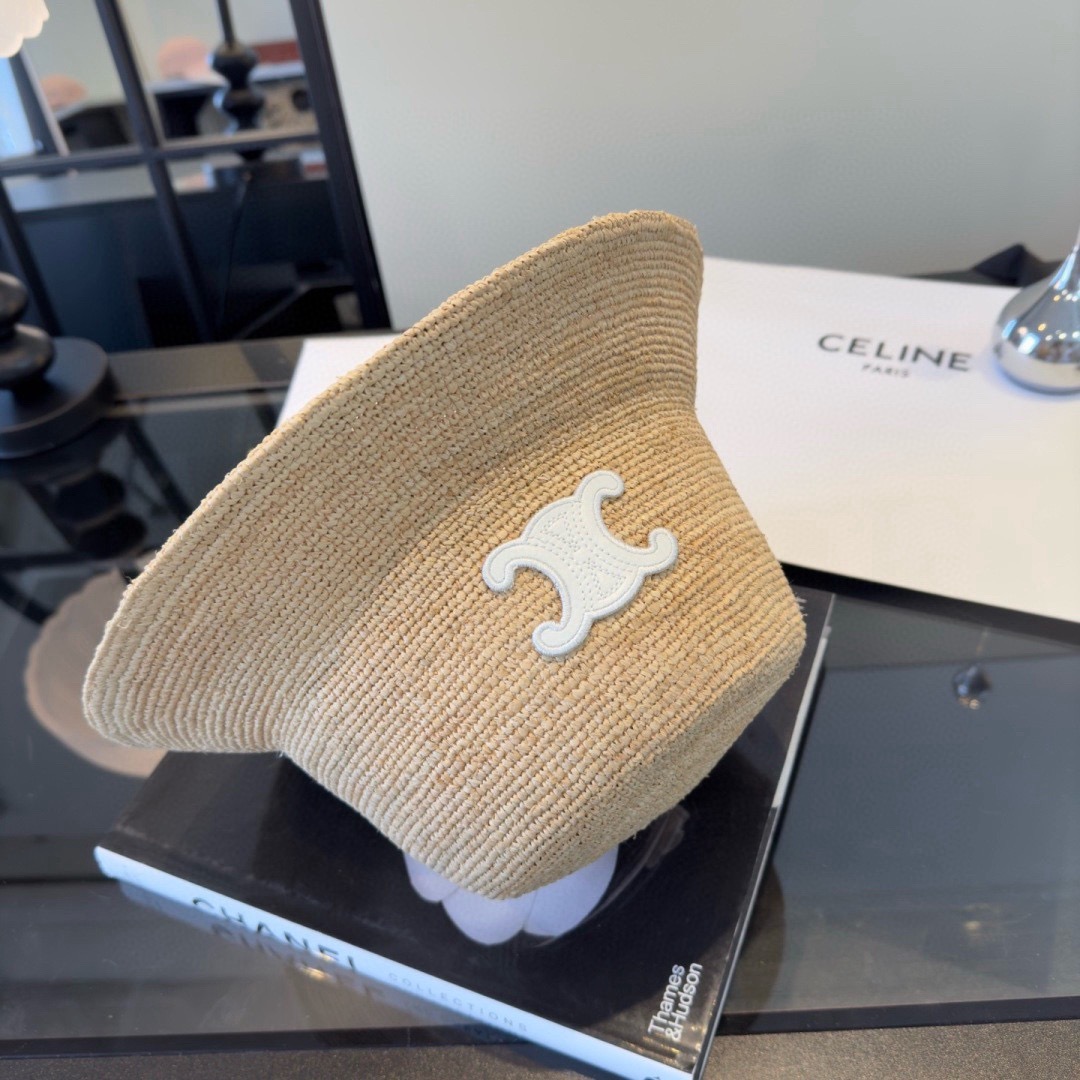 Celine Celine赛琳新款夏款礼帽，草帽，小清新 头围57cm